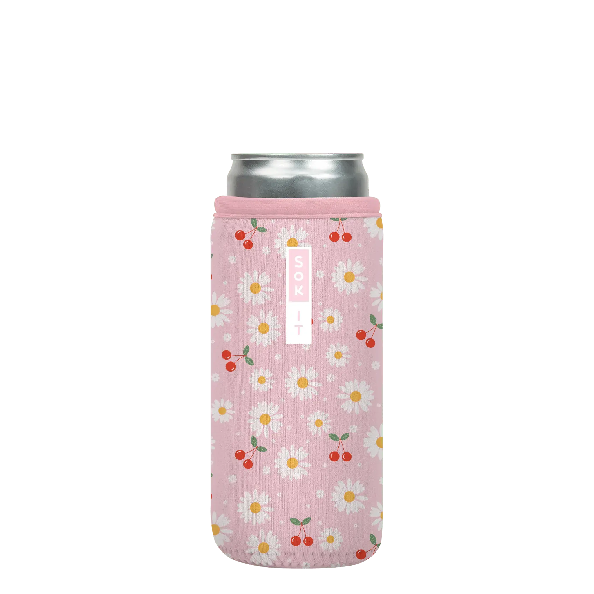 Sok-It CanSok - Cherry Bomb 12oz-Slim-Can 12.99 CanSok-SS Floral
