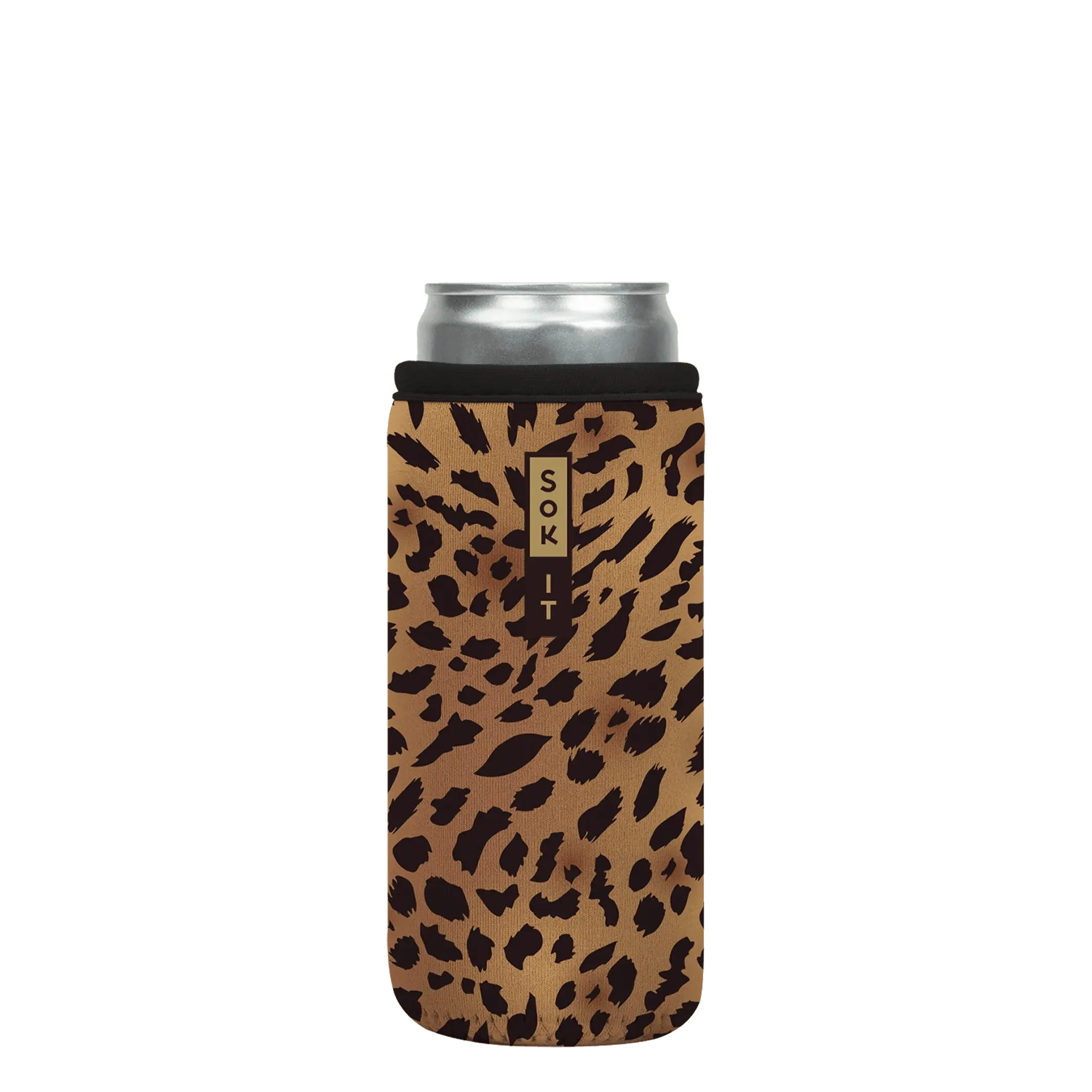 Sok-It CanSok - Classic Leopard 12oz-Slim 12.99 CanSok-Animal Prints