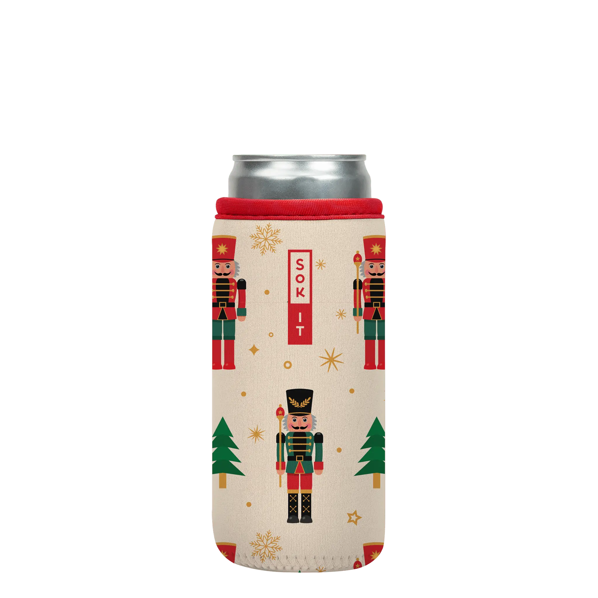 Sok-It CanSok - Classic Nutcracker 12oz-Slim-Can 12.99 CanSok-Winter Holiday