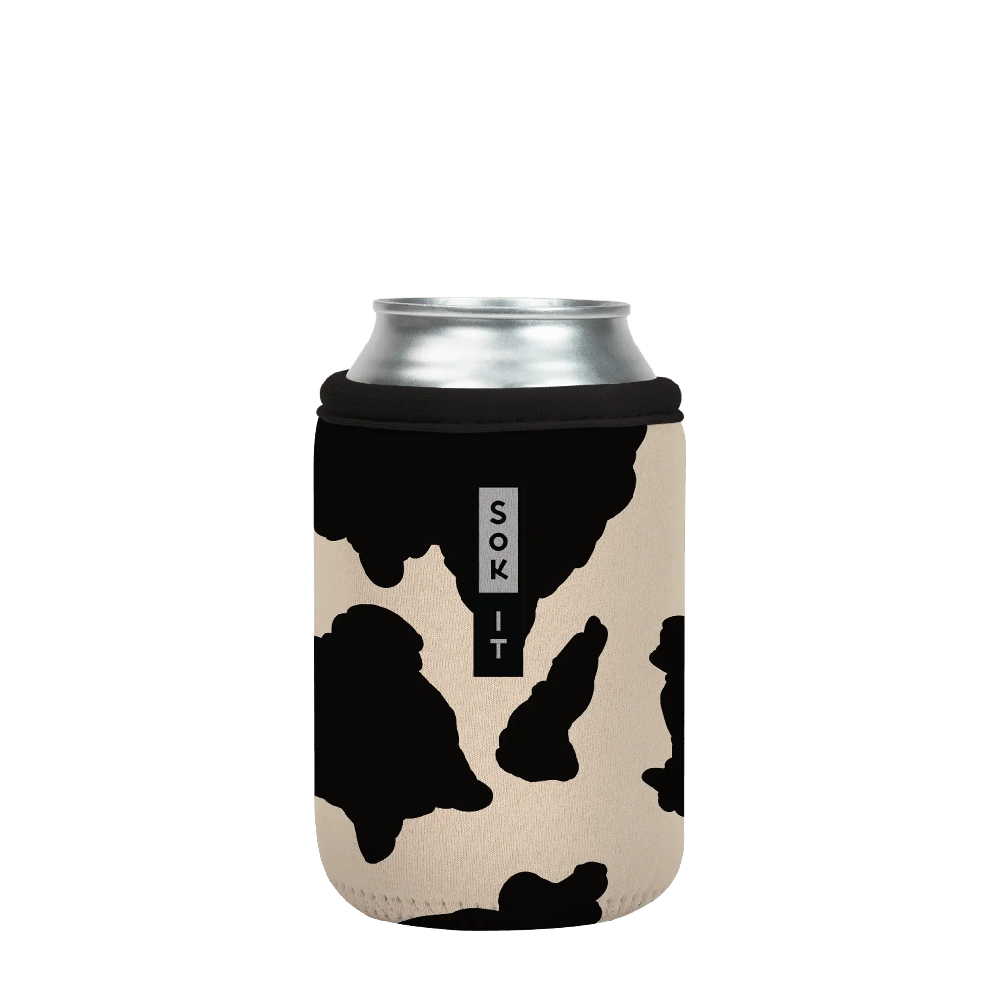 Sok-It CanSok - Cow Print 12oz-Can 12.99 CanSok-Animal Prints