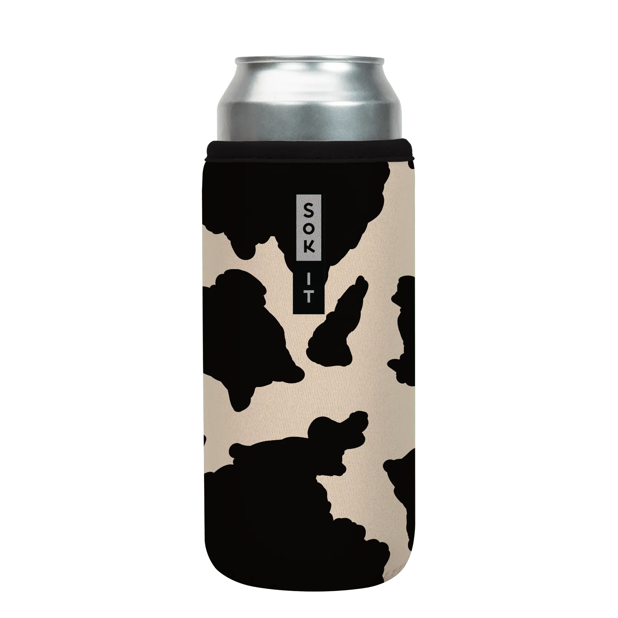 Sok-It CanSok - Cow Print 25oz-Can 14.99 CanSok-Animal Prints
