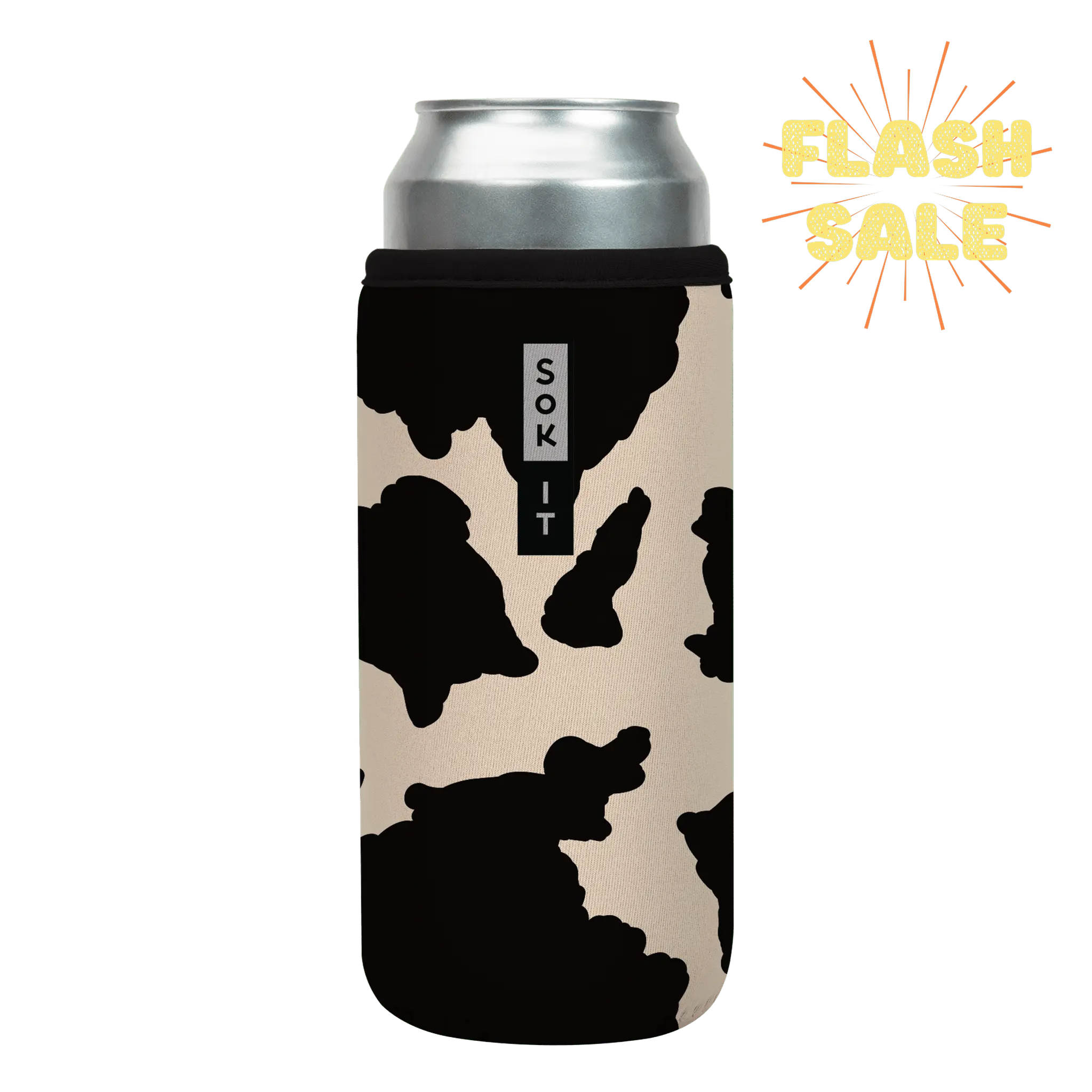 Sok-It CanSok - Cow Print 25oz-Can 14.99 CanSok-Animal Prints