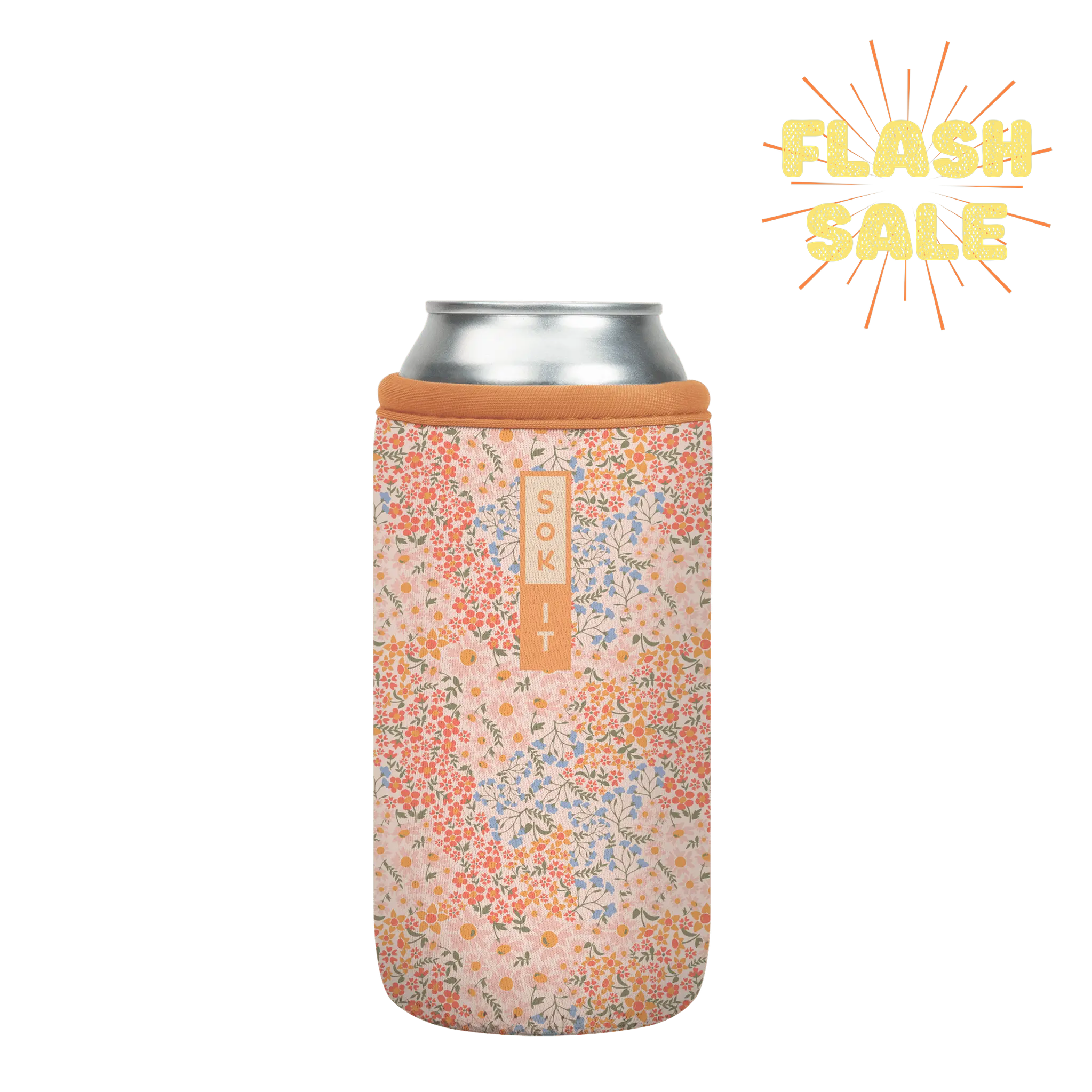Sok-It CanSok - Dainty Florals 16oz-Can 13.99 CanSok-SS Floral