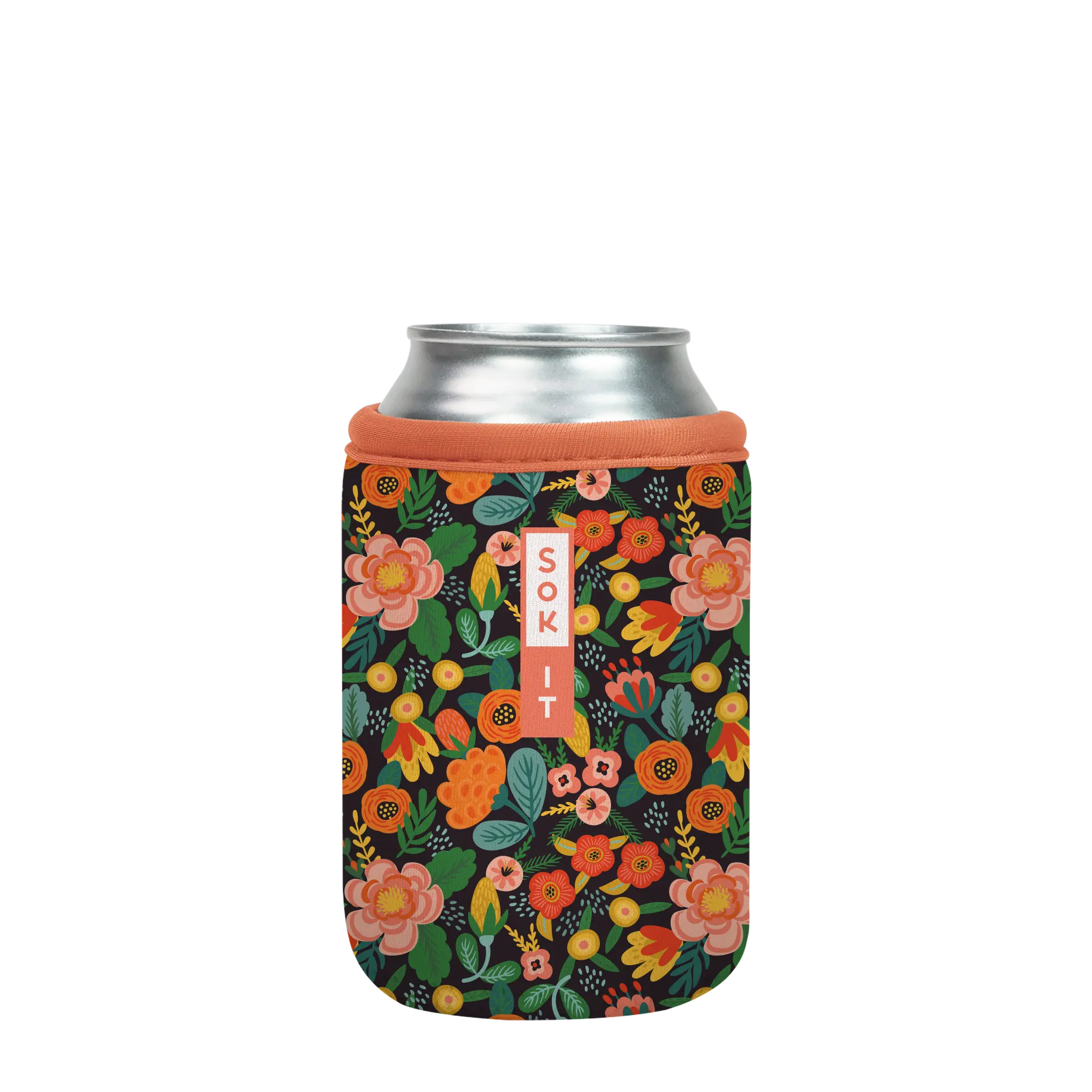 Sok-It CanSok - Floral Affair 12oz-Can 12.99 CanSok-Evergreen