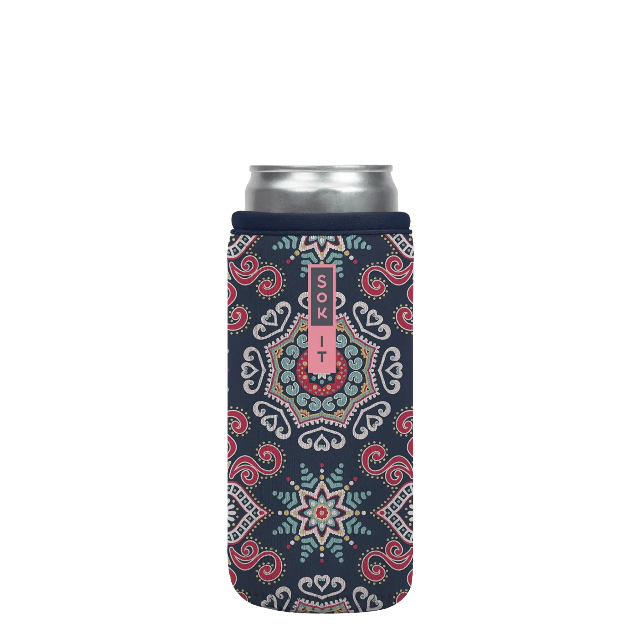 Sok-It CanSok - Floral Burst 12oz-Slim 6.49 CanSok-Bohemian