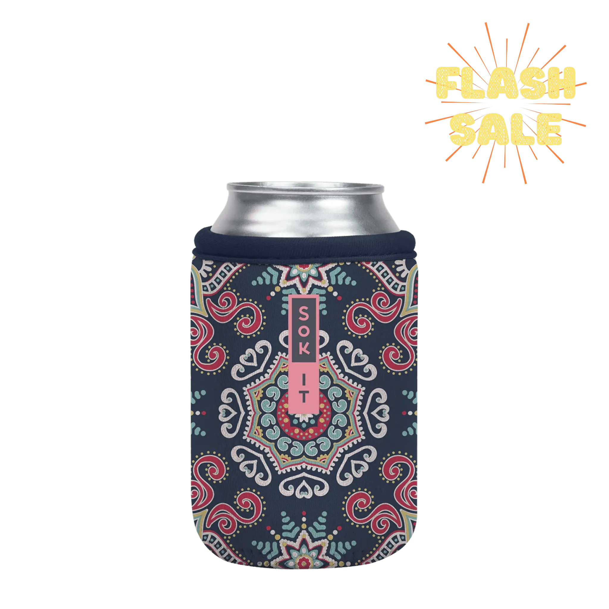 Sok-It CanSok - Floral Burst 12oz-Can 6.49 CanSok-Bohemian