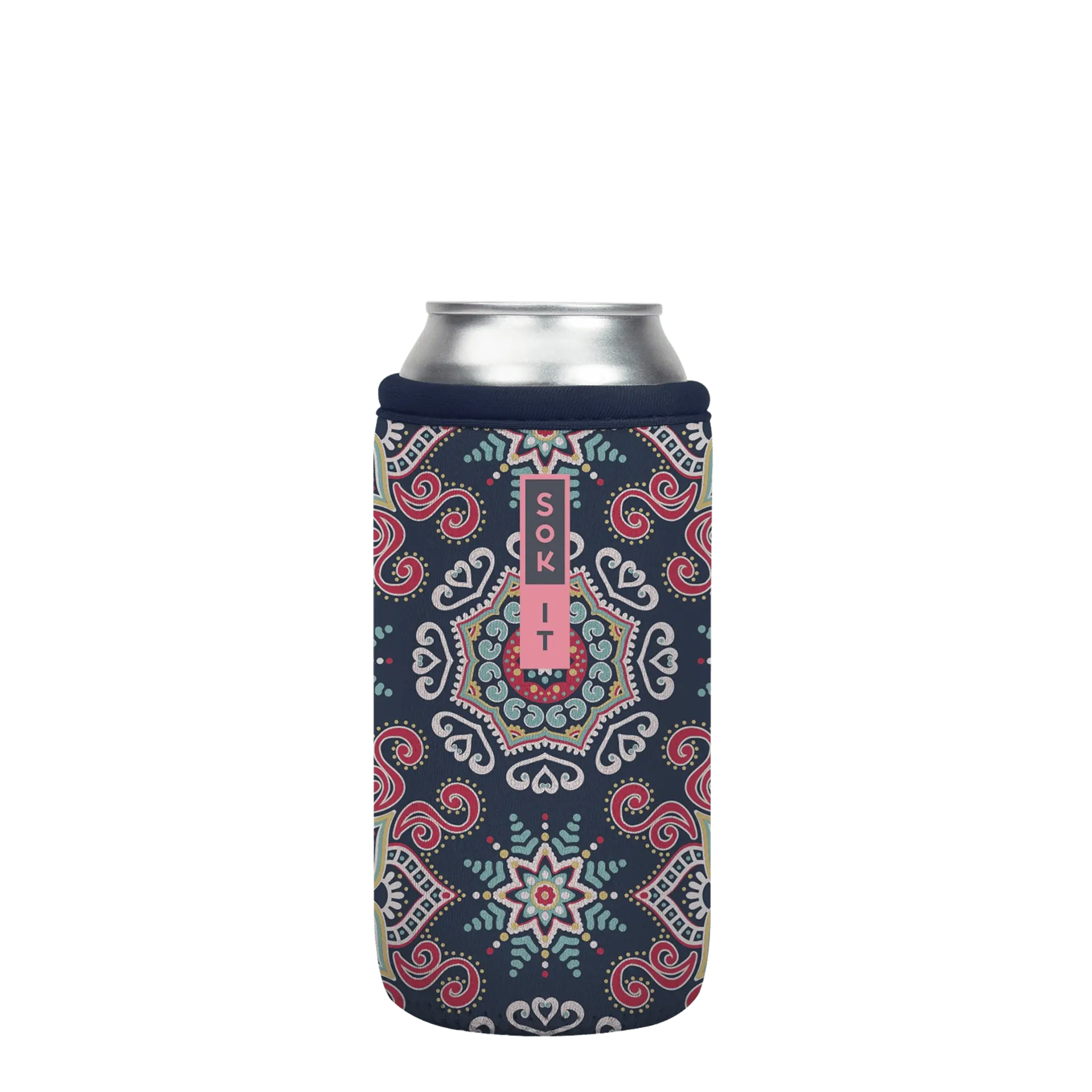 Sok-It CanSok - Floral Burst 16oz-Can 6.99 CanSok-Bohemian
