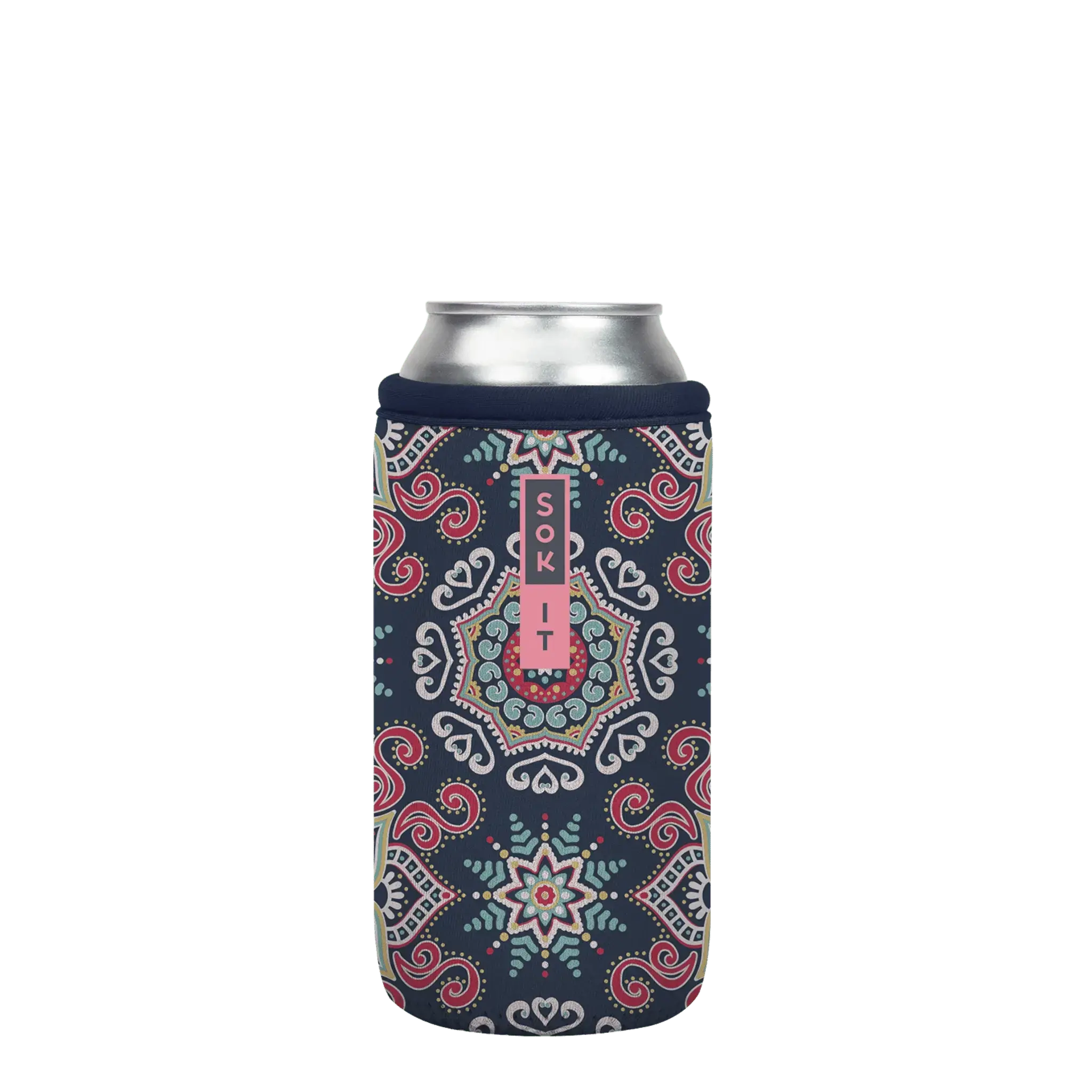 Sok-It CanSok - Floral Burst 16oz-Can 6.99 CanSok-Bohemian