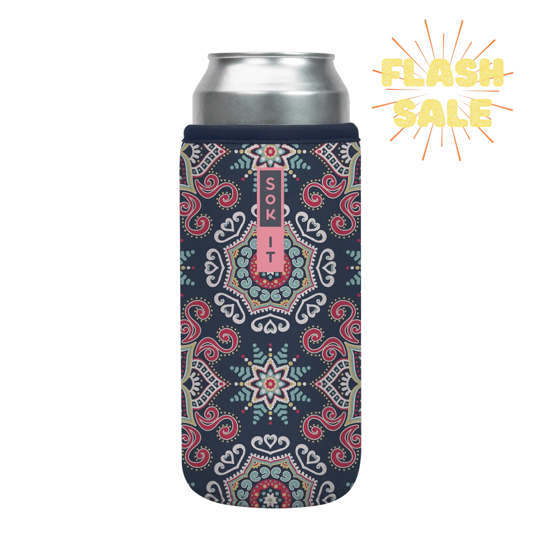 Sok-It CanSok - Floral Burst 25oz-Can 7.49 CanSok-Bohemian