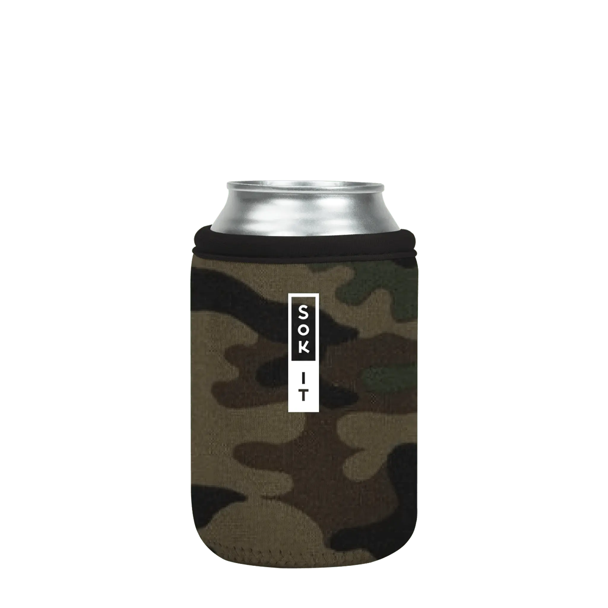 Sok-It CanSok - Green Camo 12oz-Can 12.99 CanSok-Camo