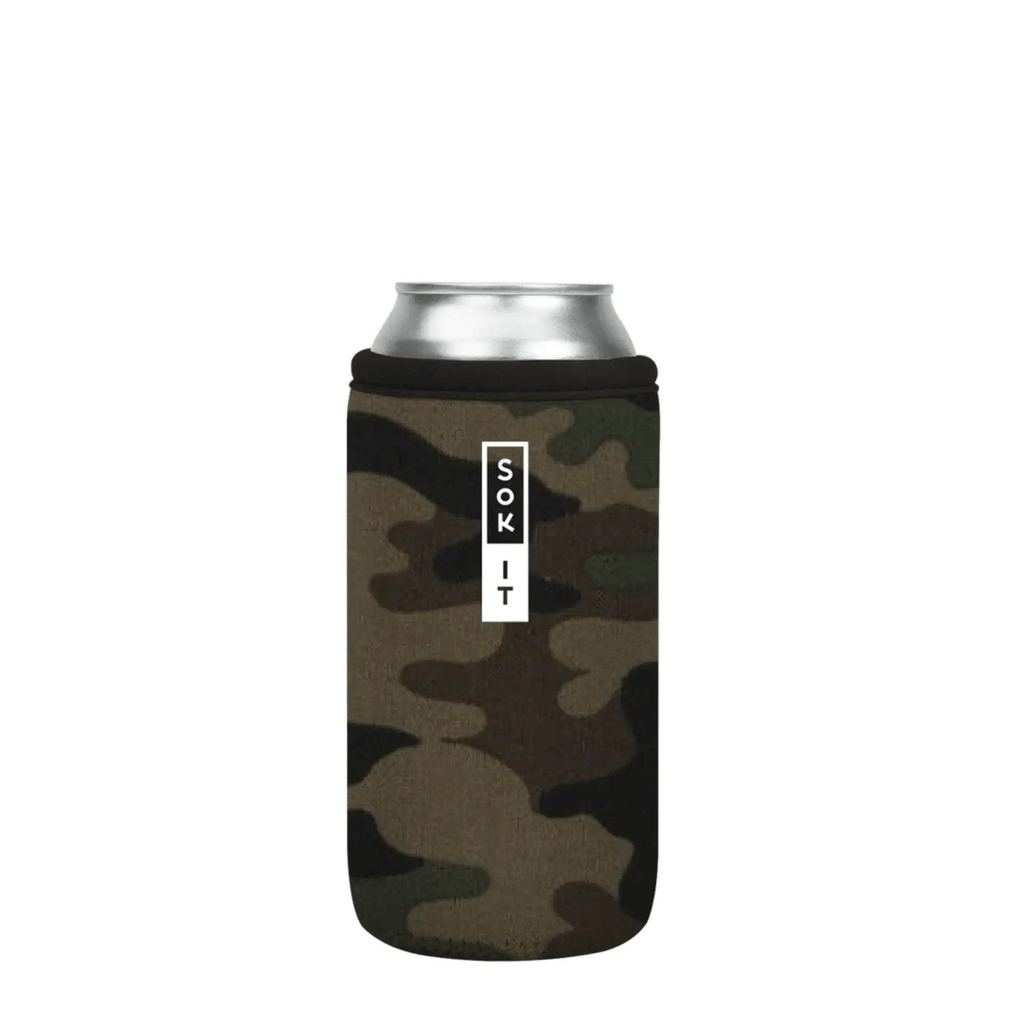 Sok-It CanSok - Green Camo 16oz-Can 13.99 CanSok-Camo