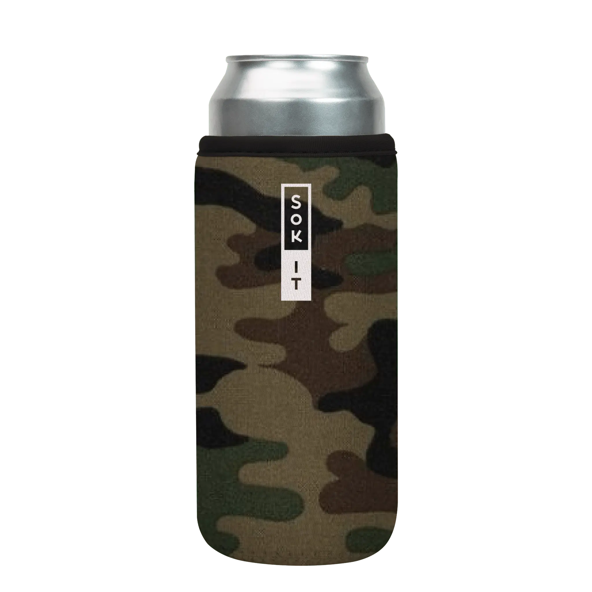 Sok-It CanSok - Green Camo 25oz-Can 14.99 CanSok-Camo