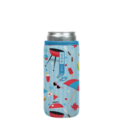 Sok-It CanSok - Grill N' Chill 12oz-Slim-Can 6.49 CanSok-Summer Holiday