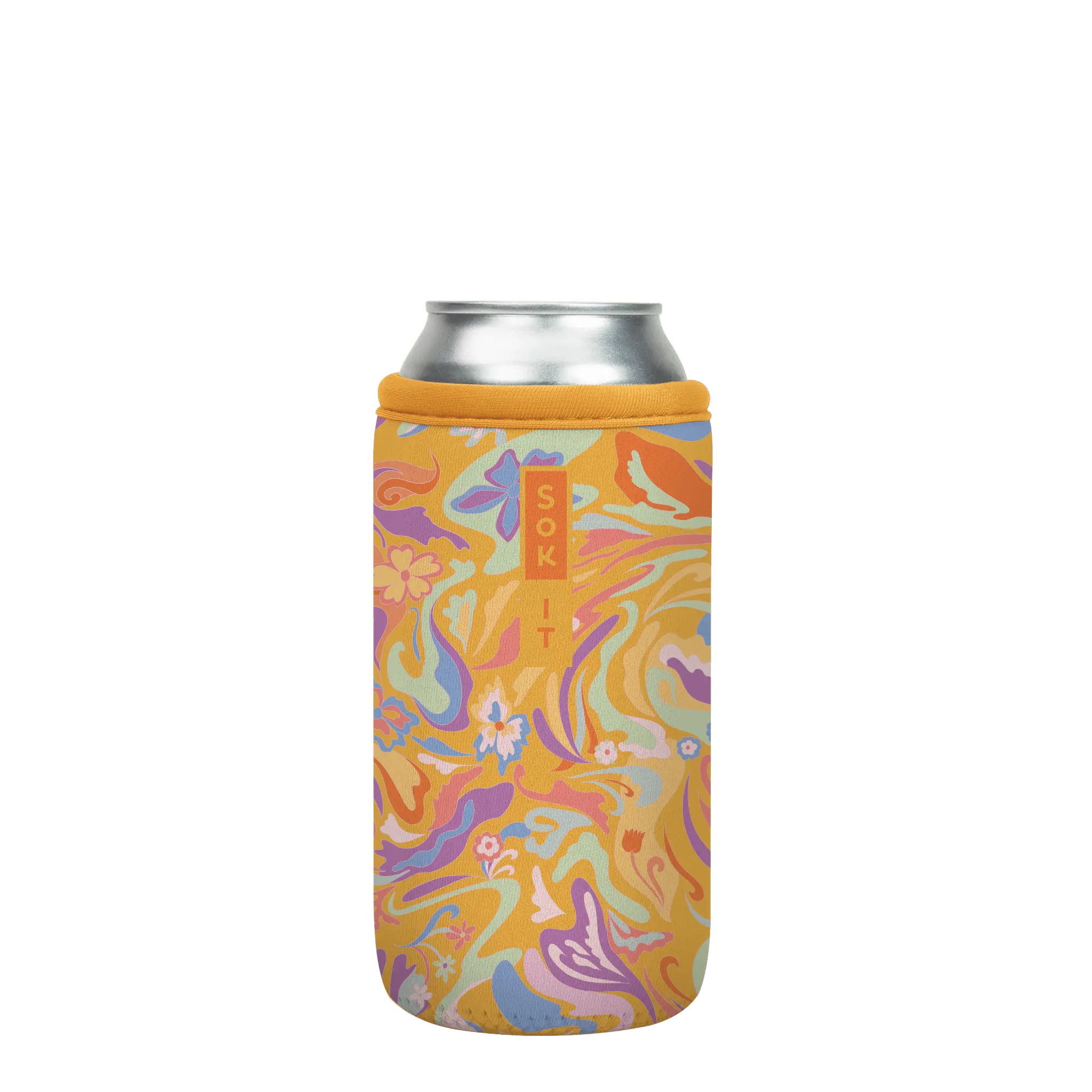 Sok-It CanSok - Groovy Swirls 16oz-Can 13.99 CanSok-Novelty