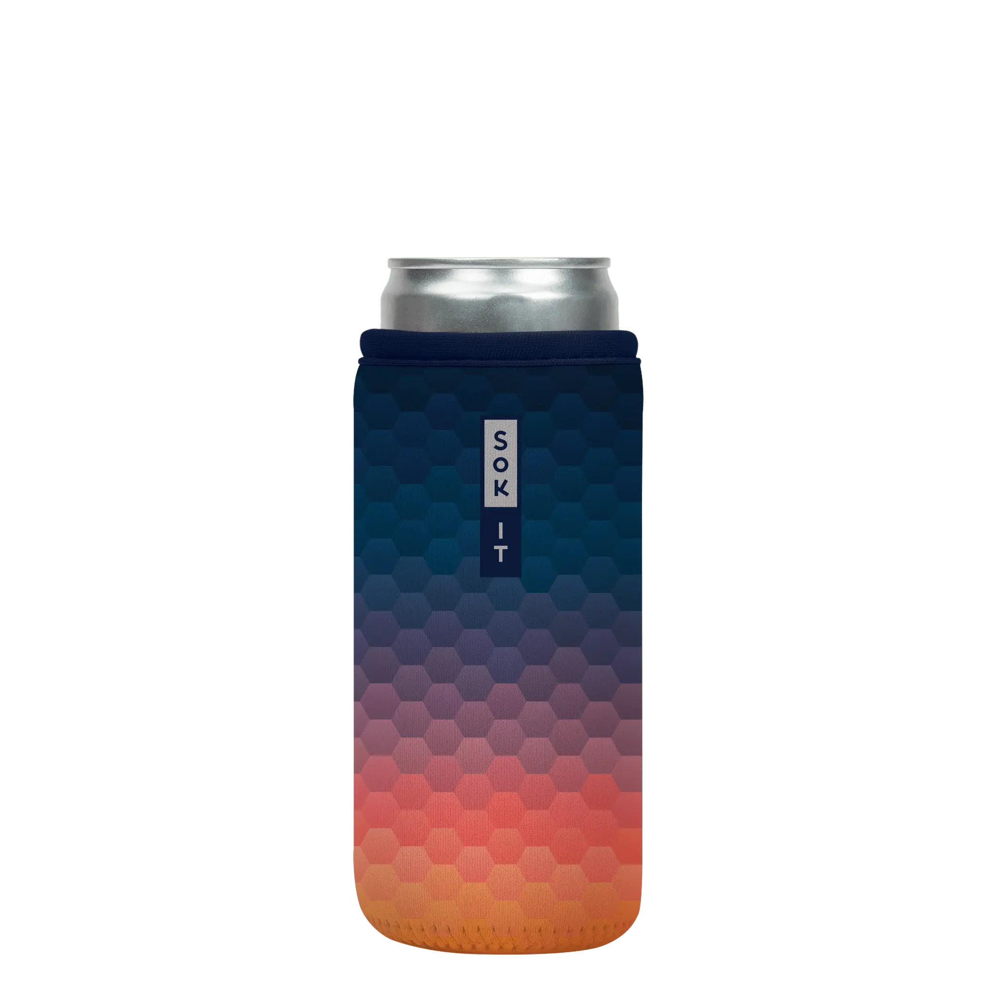 Sok-It CanSok - Hexagon Sunset 12oz-Slim-Can 12.99 CanSok-Ombre