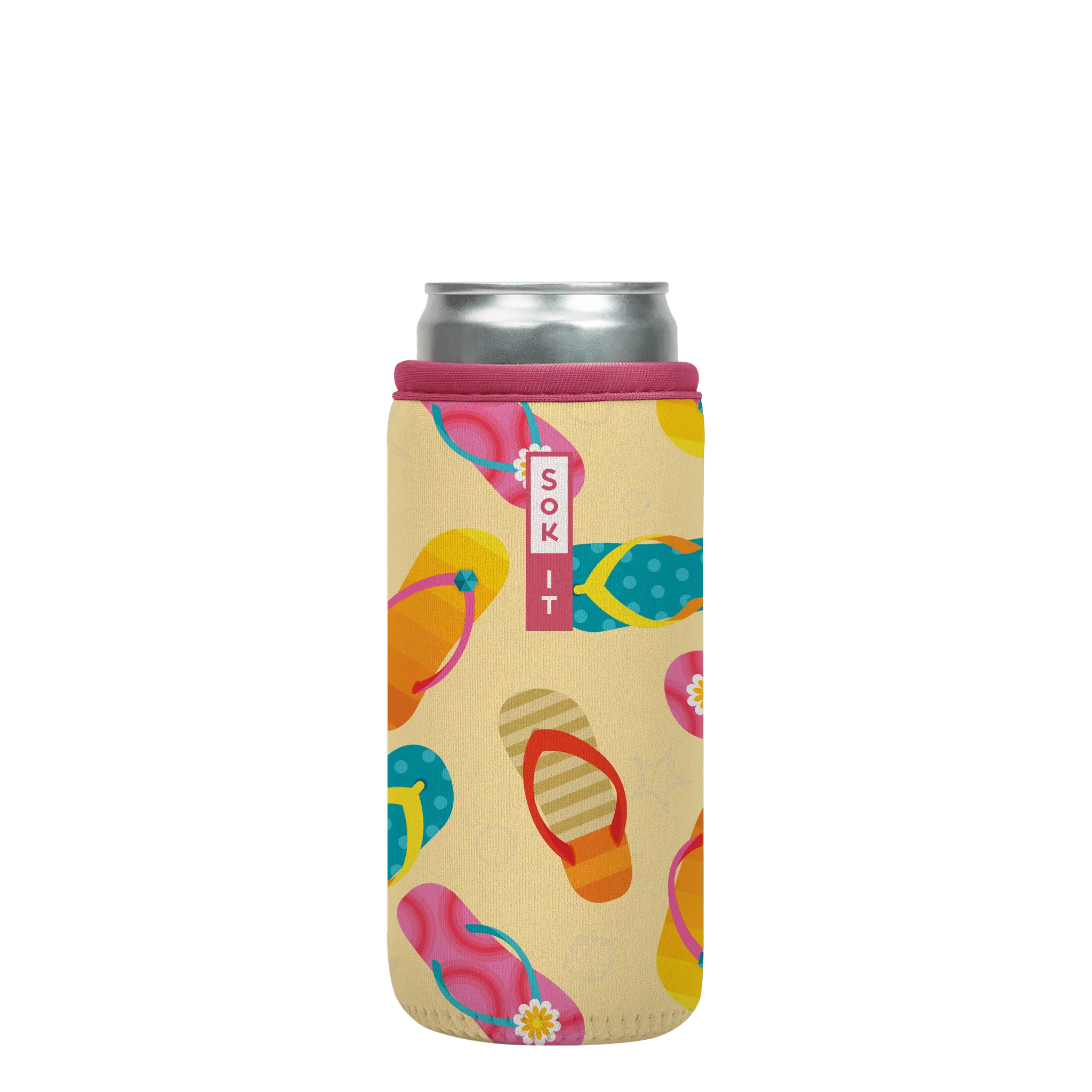Sok-It CanSok - Island Vibes 12oz-Slim-Can 9.73 CanSok-Summer Holiday
