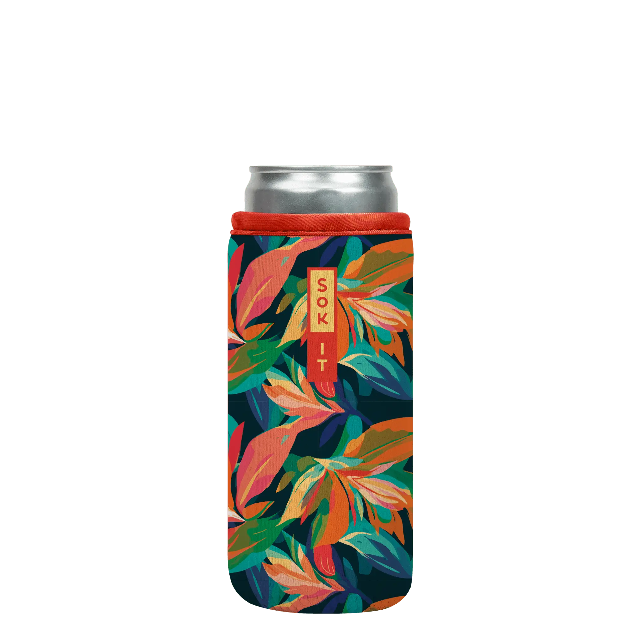 Sok-It CanSok - Jungle Jive 12oz-Slim-Can 12.99 CanSok-Tropical