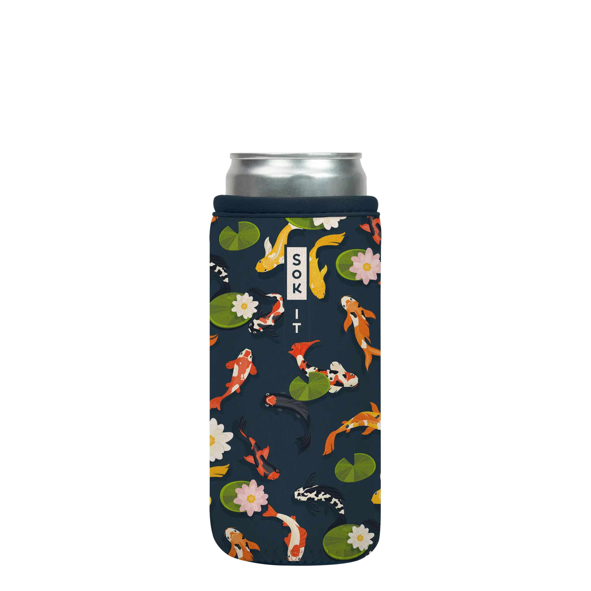 Sok-It CanSok - Koi Garden 12oz Slim Can 13.99 CanSok-Evergreen