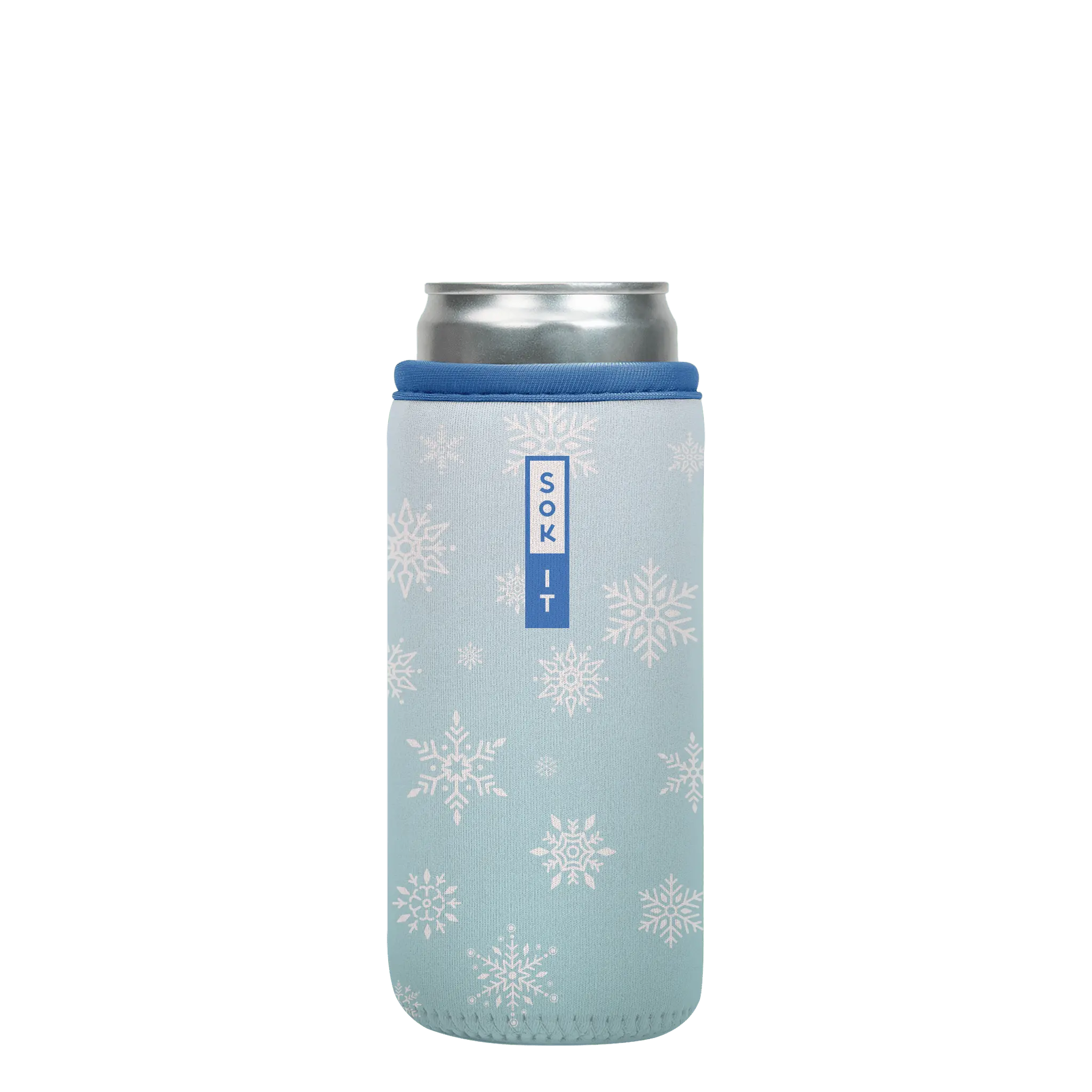 Sok-It CanSok - Let It Snow 12oz-Slim-Can 12.99 CanSok-Winter Holiday