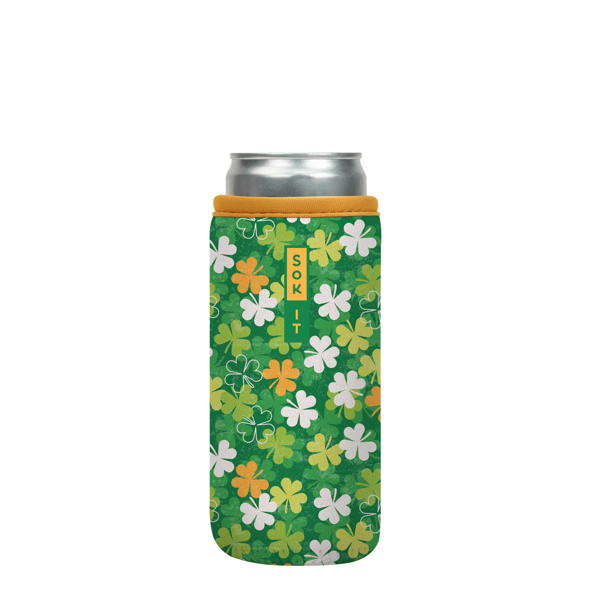 Sok-It CanSok - Luck of the Shamrock 12oz-Slim-Can 7.78 CanSok-Spring Holiday