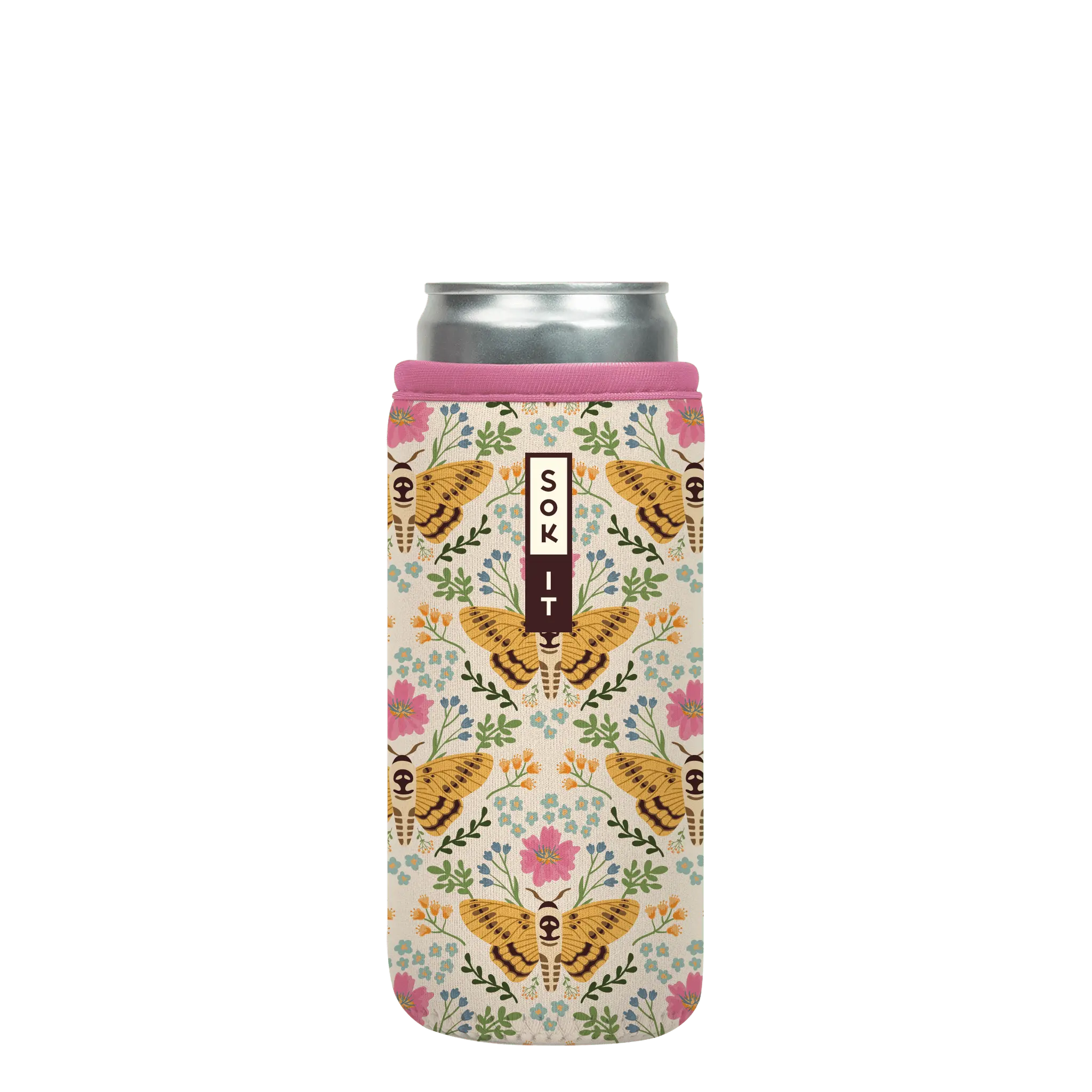 Sok-It CanSok - Metamorphosis 12oz-Slim-Can 12.99 CanSok-SS Floral