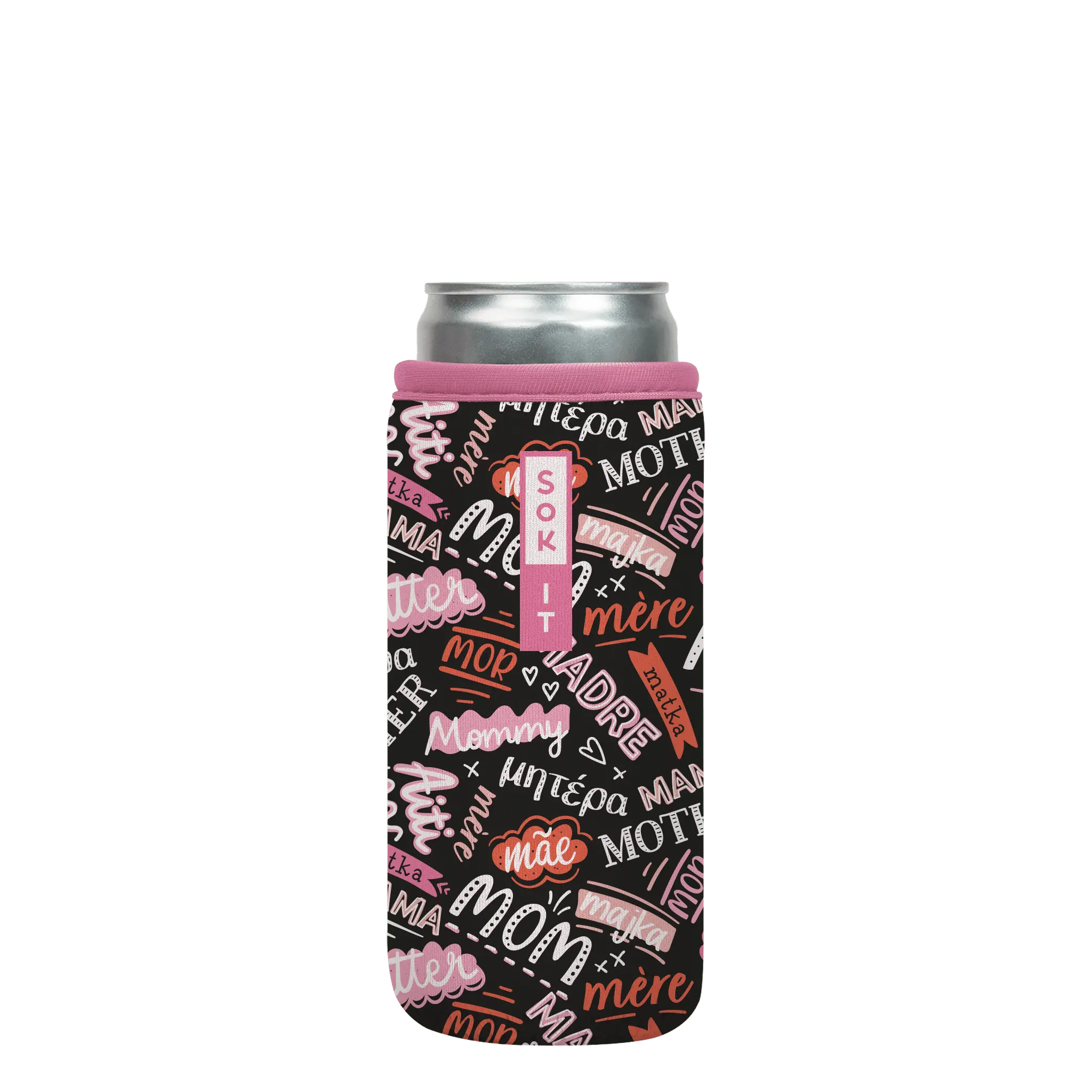 Sok-It CanSok - Mom Love 12oz-Slim-Can 7.78 CanSok-Spring Holiday