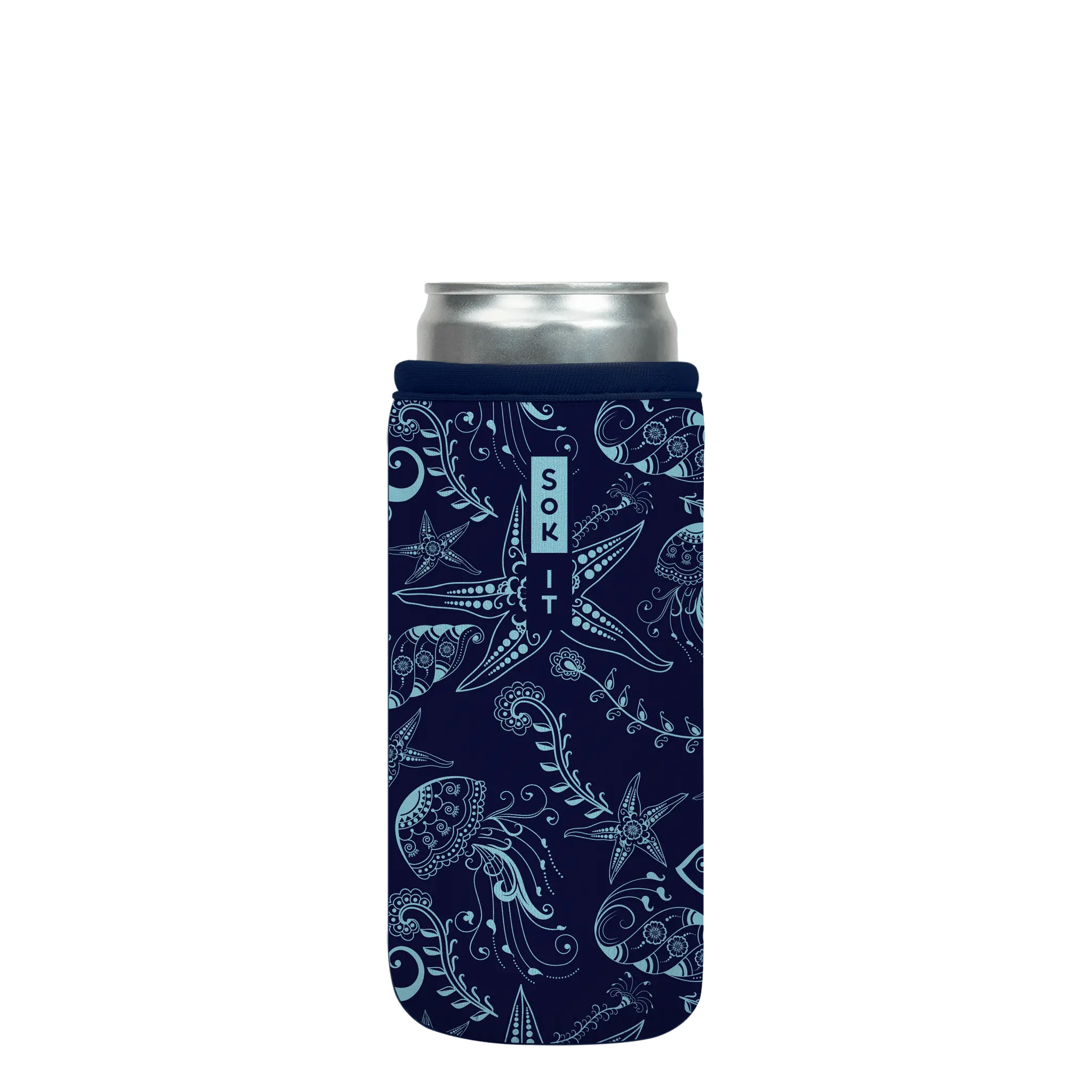 Sok-It CanSok - Ocean Oasis 12oz-Slim-Can 12.99 CanSok-Sealife