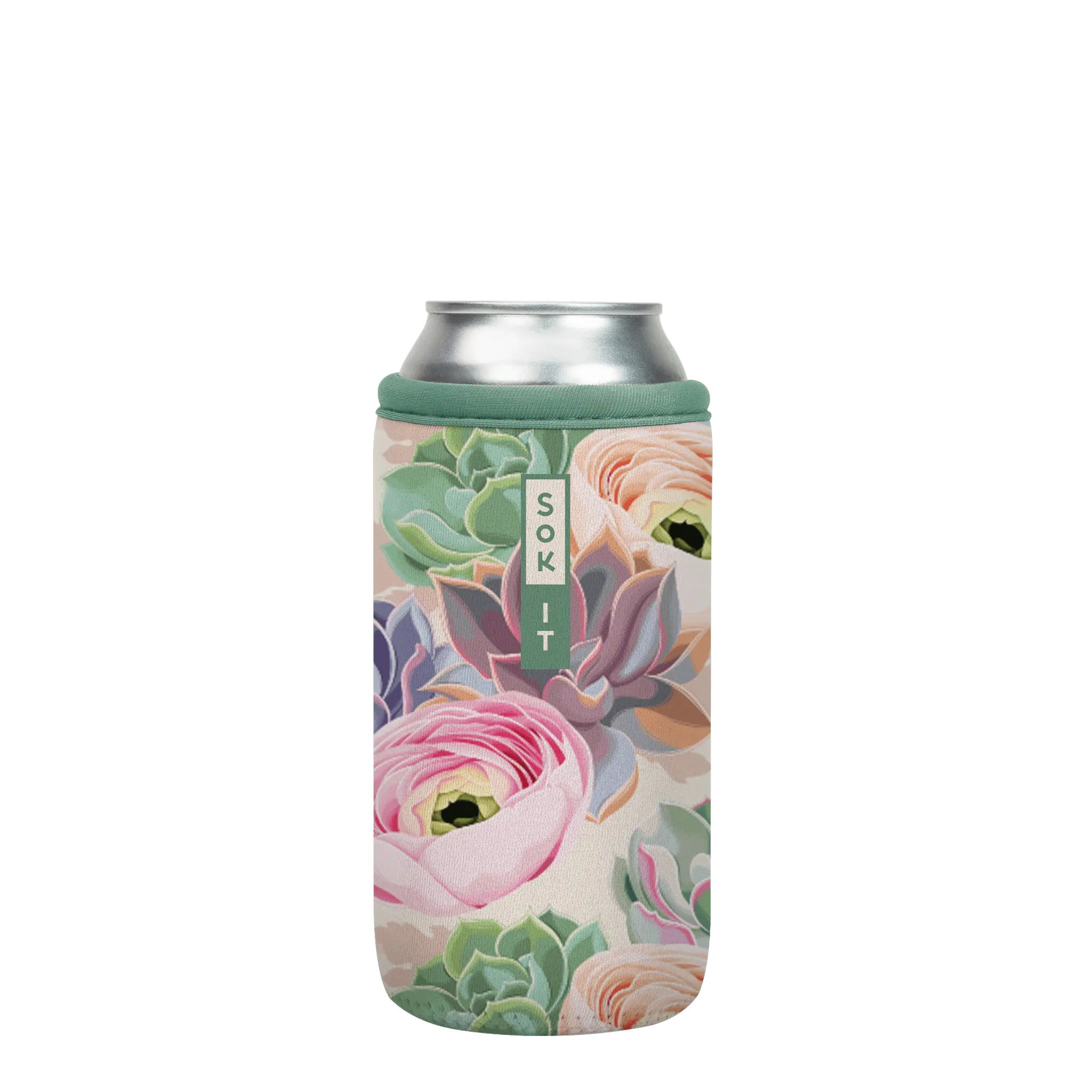 Sok-It CanSok - Pastel Splendor 16oz-Can 13.99 CanSok-SS Floral