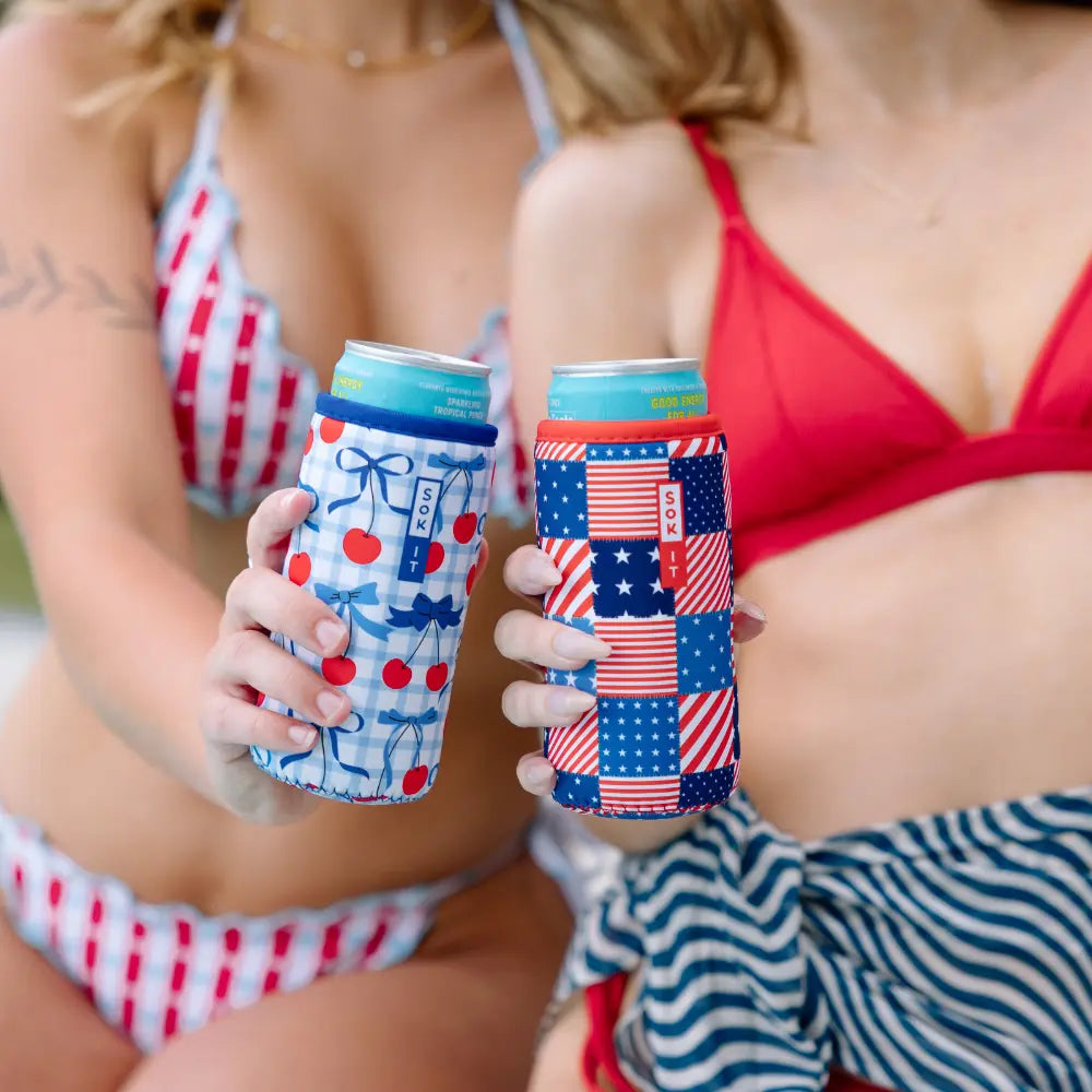 Sok-It CanSok - Patriotic Patchwork   CanSok-Summer Holiday
