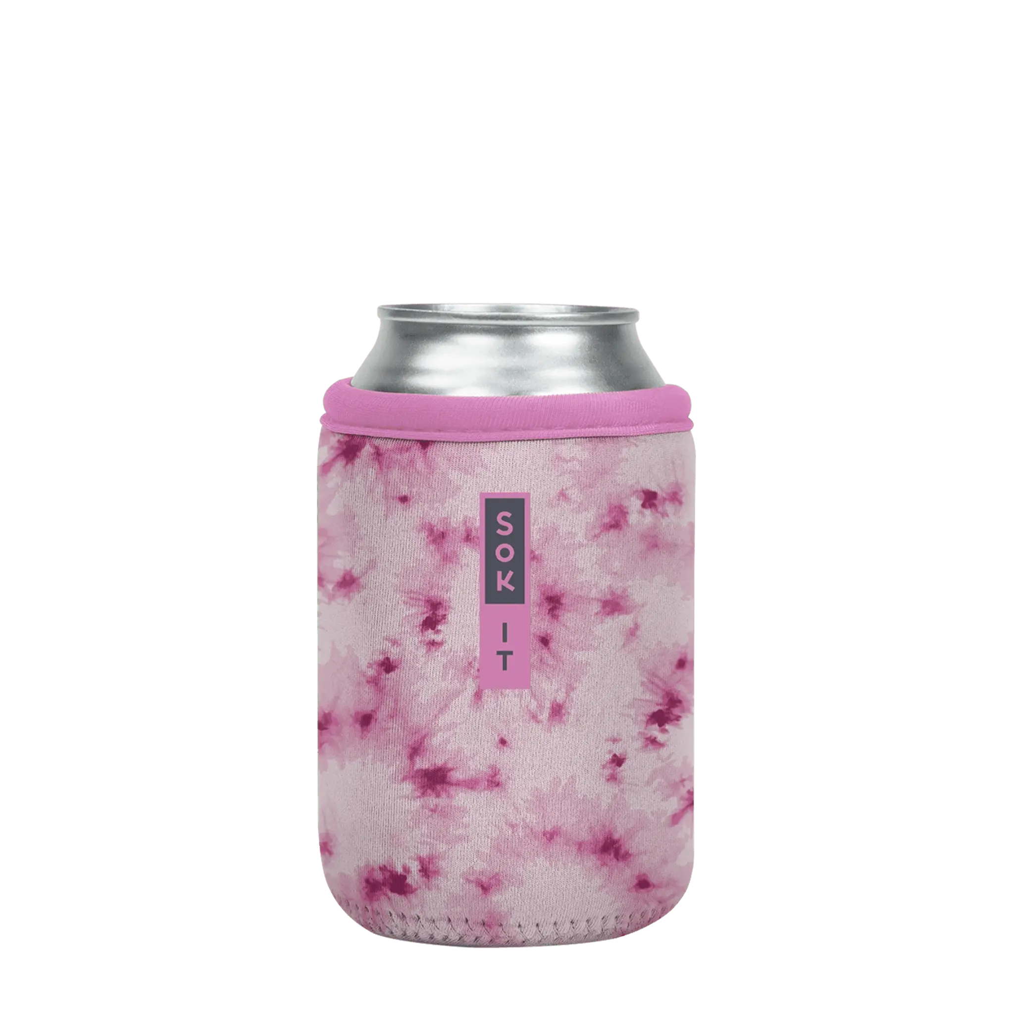 Sok-It CanSok - Pink Splash Tie Dye 12oz-Can 9.73 CanSok-TieDye