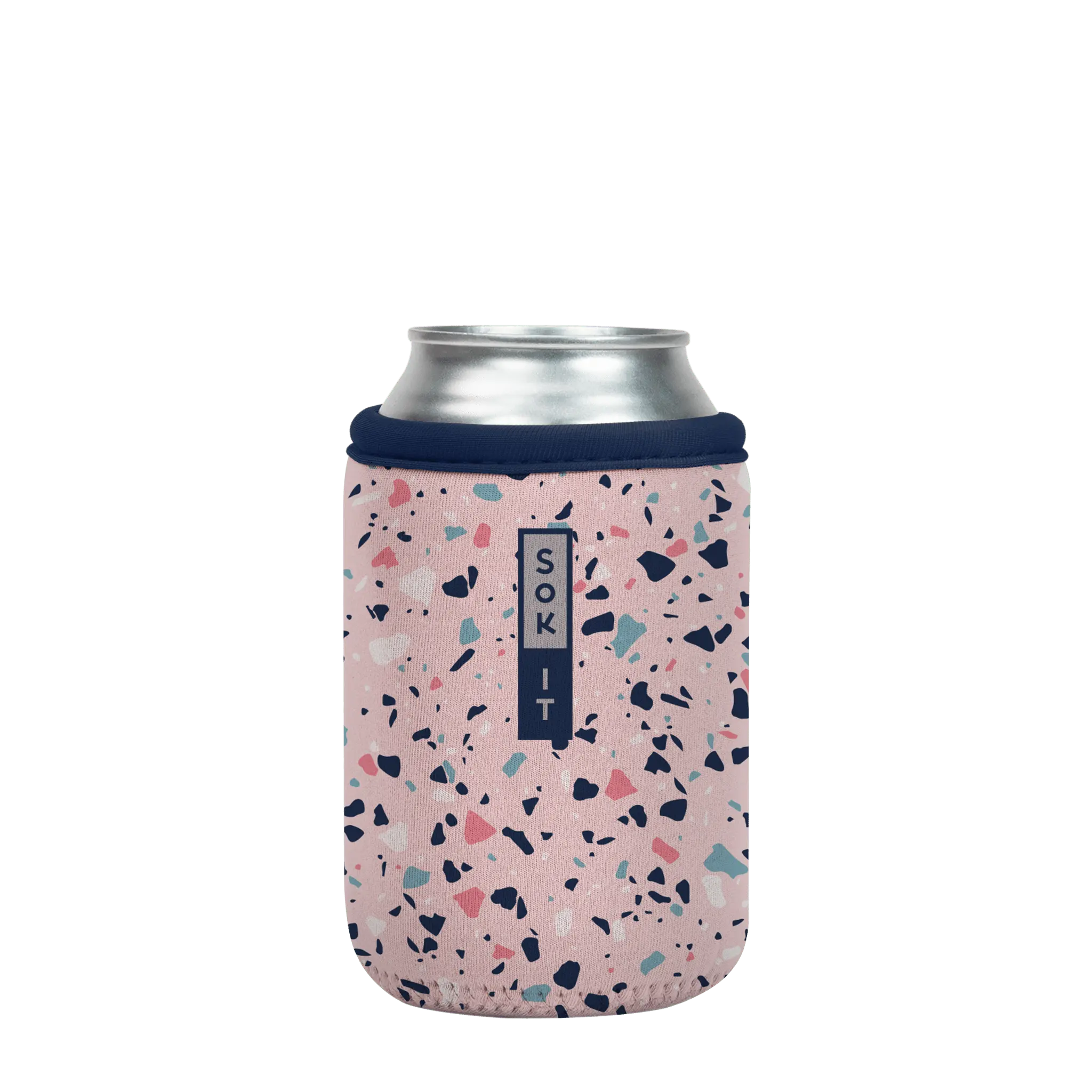 Sok-It CanSok - Pink Terrazzo 12oz-Can 12.99 CanSok-Novelty