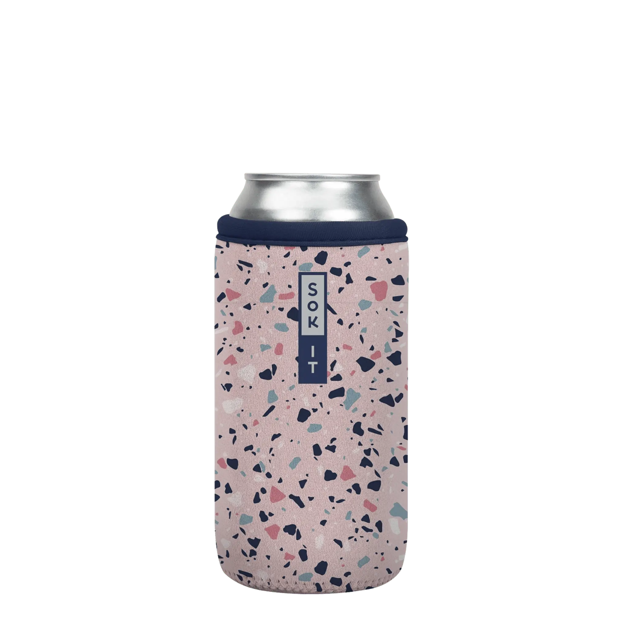 Sok-It CanSok - Pink Terrazzo 16oz-Can 13.99 CanSok-Novelty