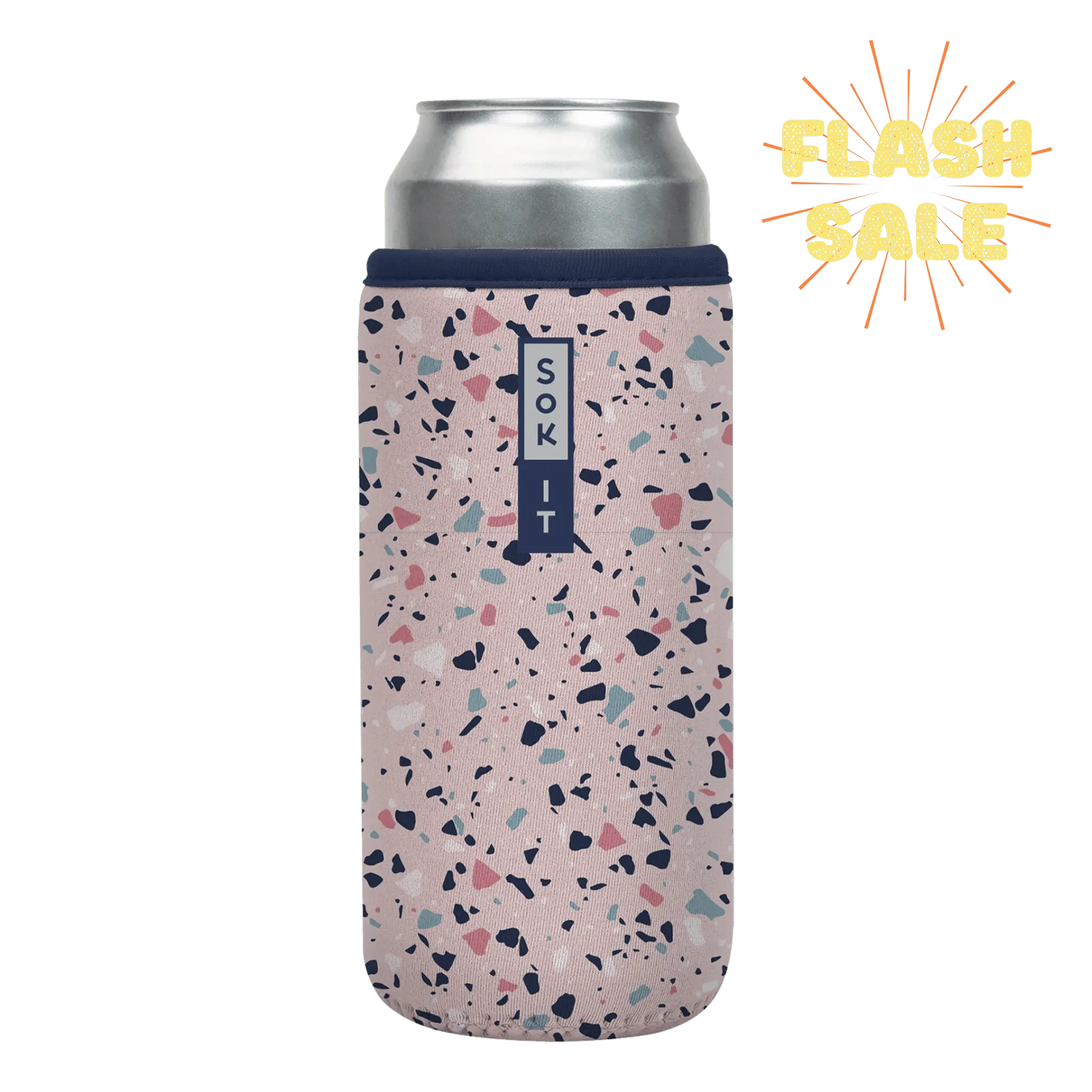 Sok-It CanSok - Pink Terrazzo 25oz-Can 14.99 CanSok-Novelty