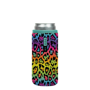 Sok-It CanSok - Rainbow Leopard 12oz-Slim-Can 12.99 CanSok-Animal Prints