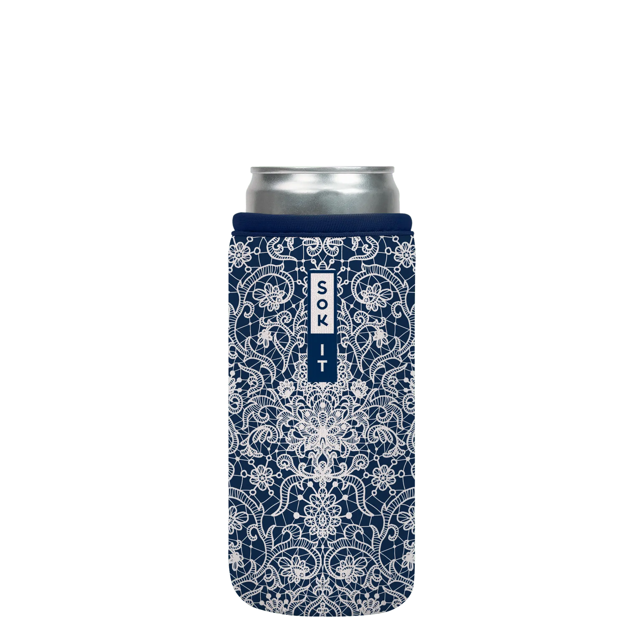 Sok-It CanSok - Royal Lace 12oz-Slim-Can 12.99 CanSok-Bohemian