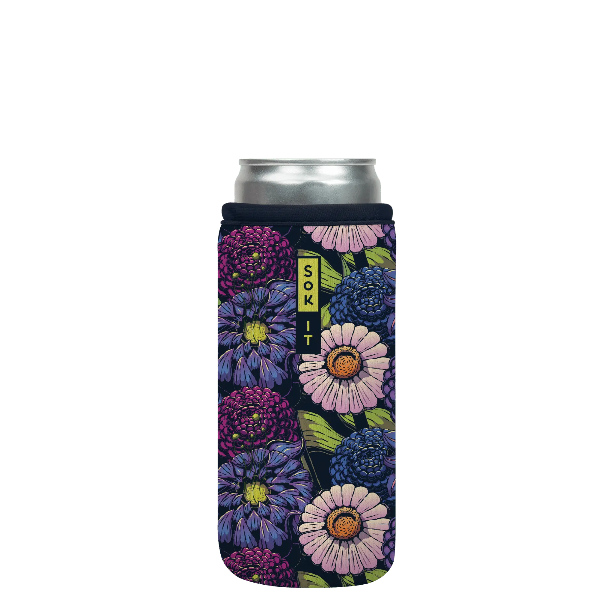 Sok-It CanSok - Secret Garden 12oz-Slim-Can 12.99 CanSok-FW Floral