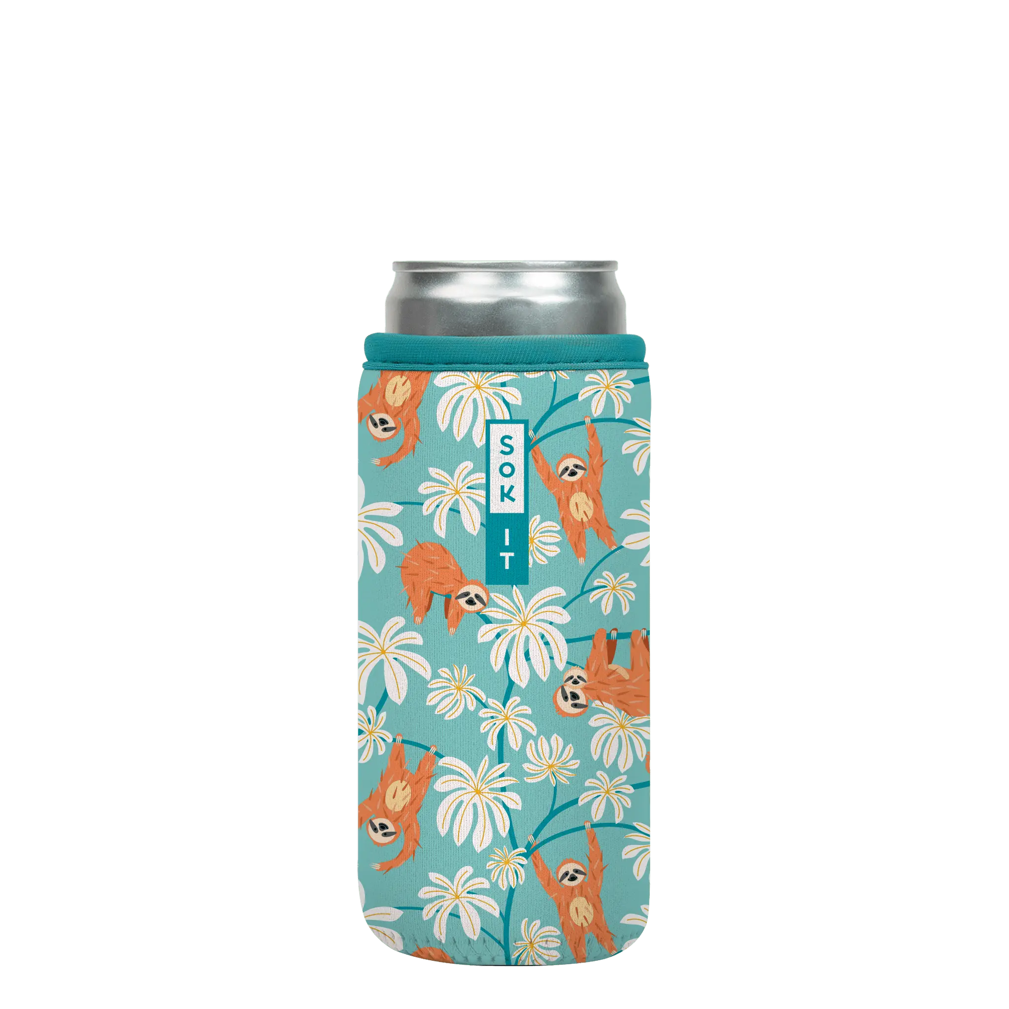 Sok-It CanSok - Slothing Around 12oz-Slim-Can 12.99 CanSok-Animals