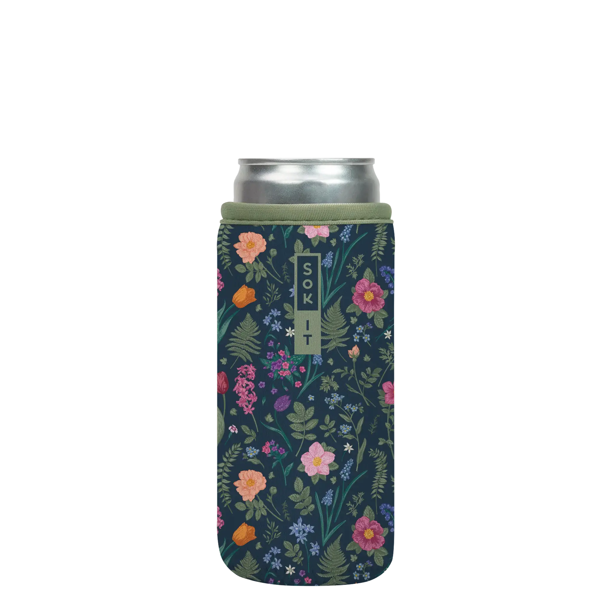 Sok-It CanSok - Spring Noir 12oz-Slim-Can 13.99 CanSok-Evergreen