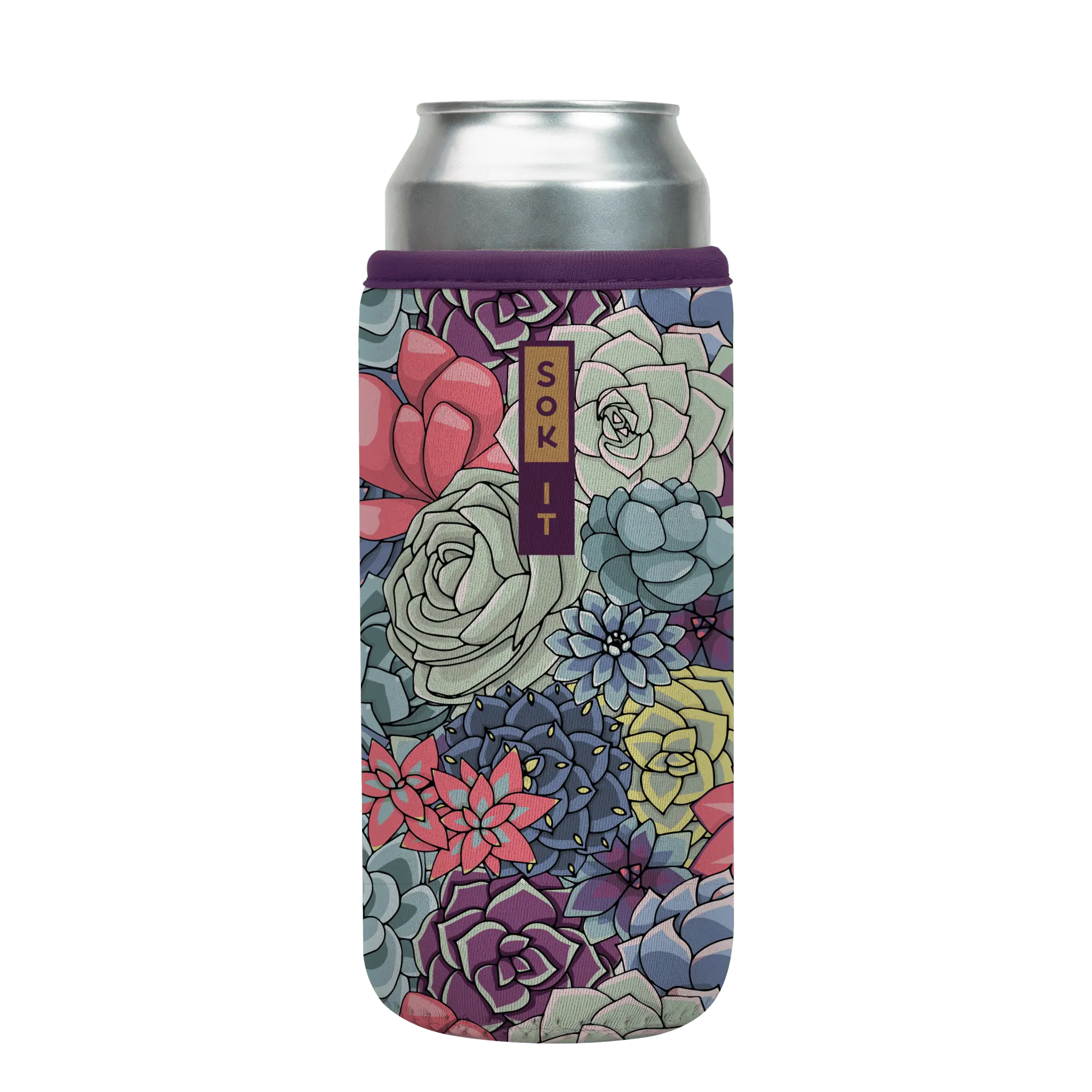 Sok-It CanSok - Succulents 25oz-Can 14.99 CanSok-SS Floral