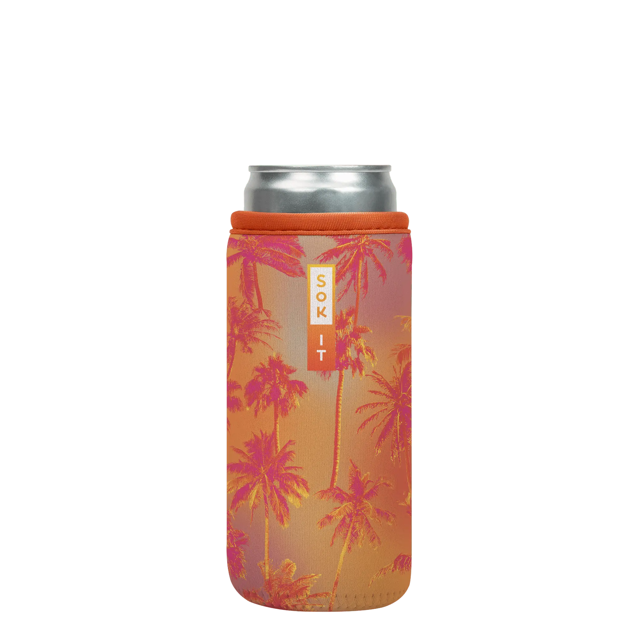 Sok-It CanSok - Sunset Palm 12oz-Slim-Can 12.99 CanSok-Tropical