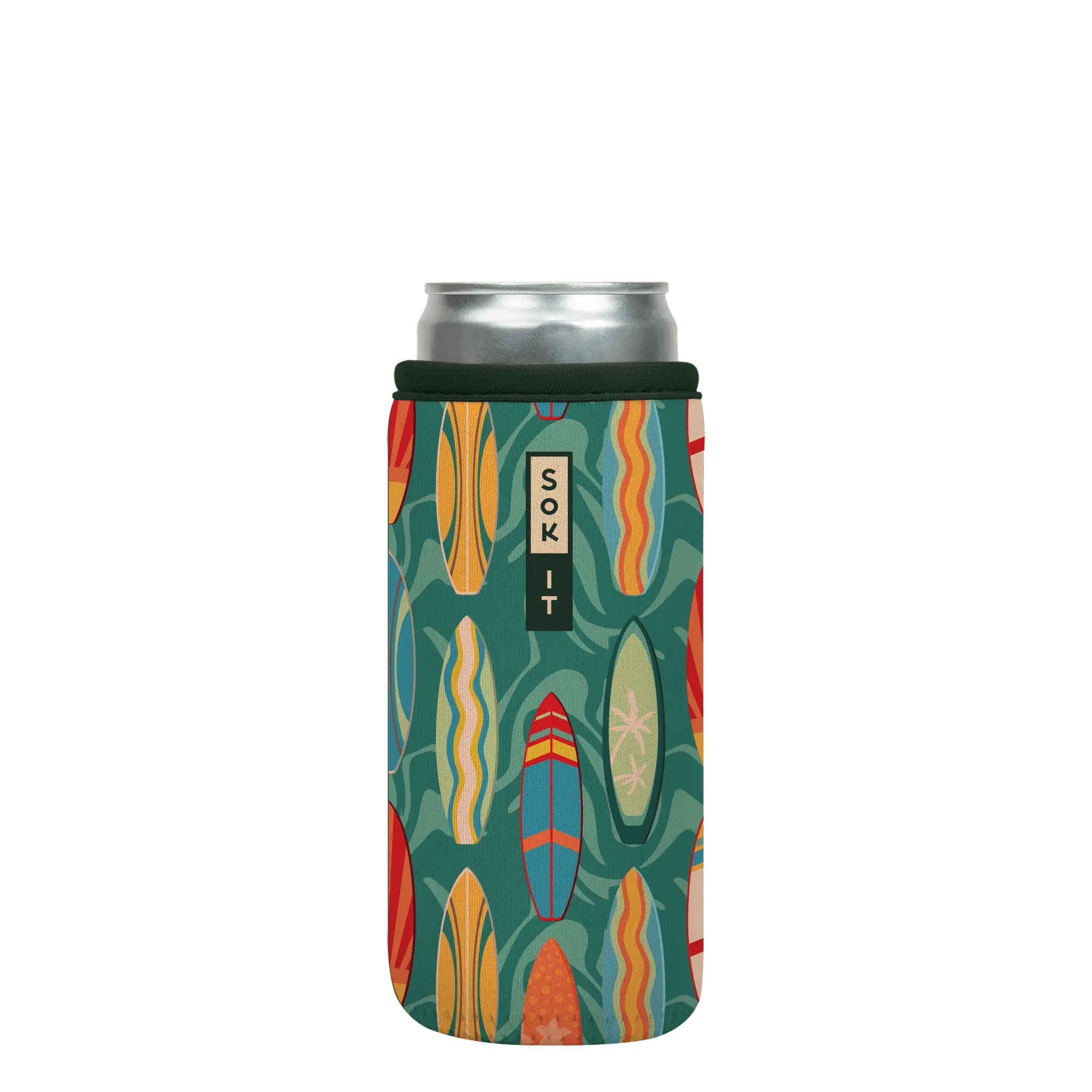 Sok-It CanSok - Surfs Up 12oz-Slim-Can 7.13 CanSok-Summer Holiday