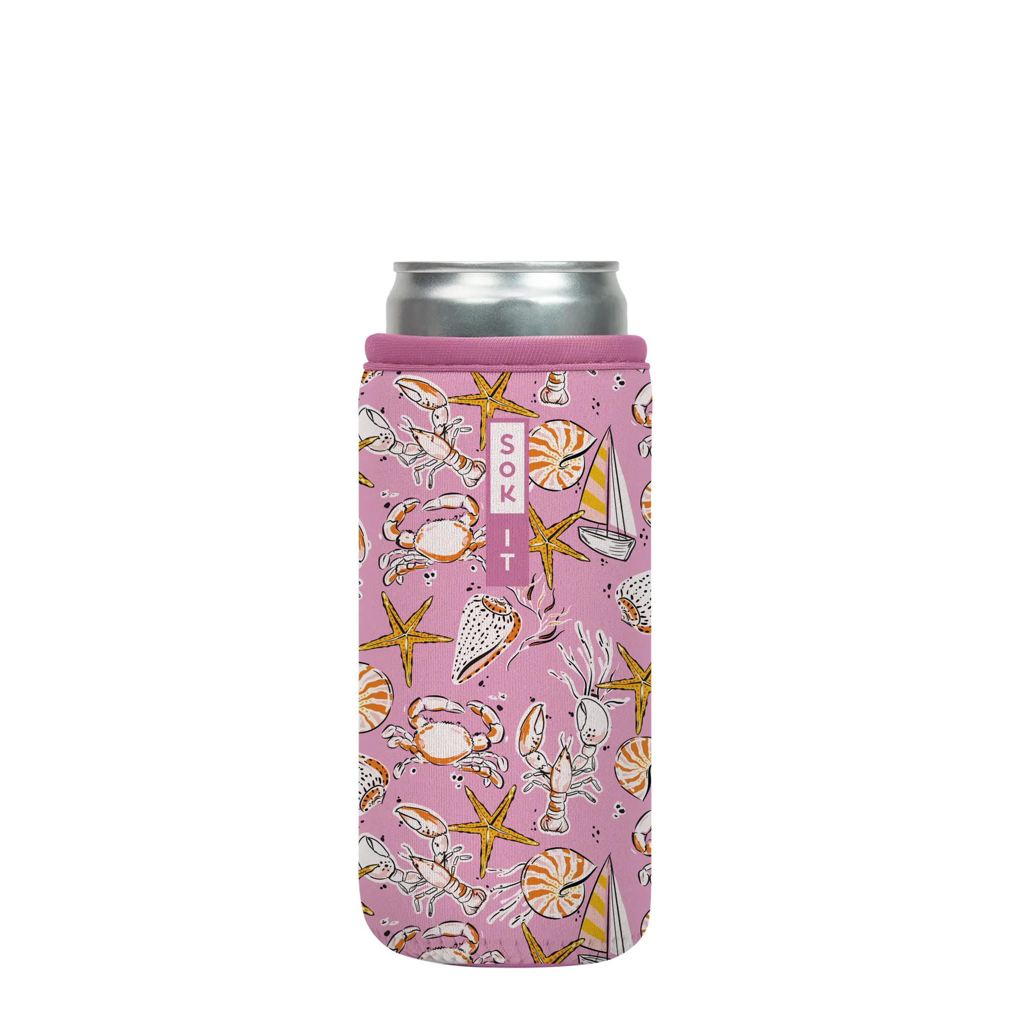 Sok-It CanSok - Tidal Treasures 12oz-Slim-Can 13.99 CanSok-Summer Holiday