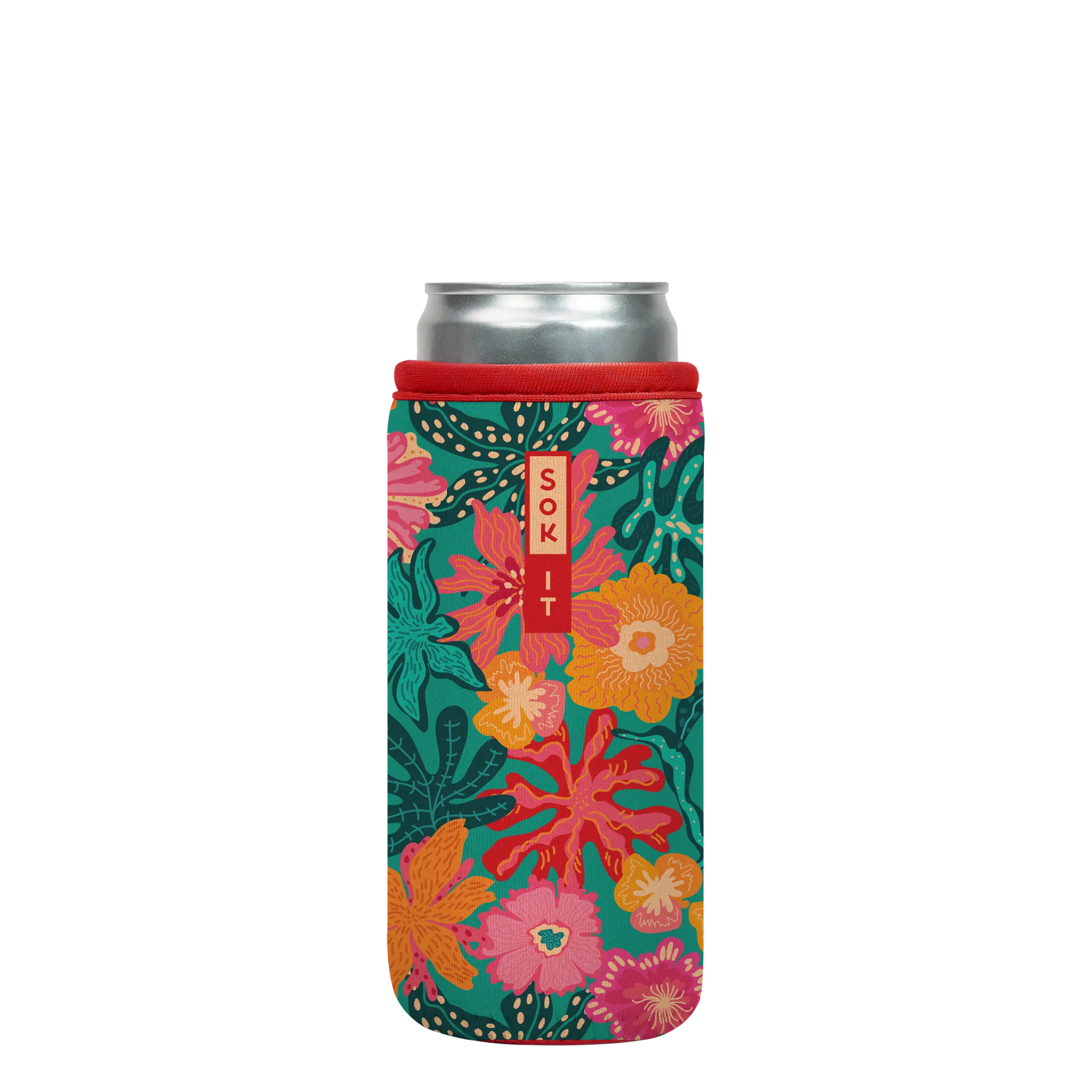 Sok-It CanSok - Tropic Like It's Hot 12oz Slim Can 13.99 CanSok-Summer Holiday