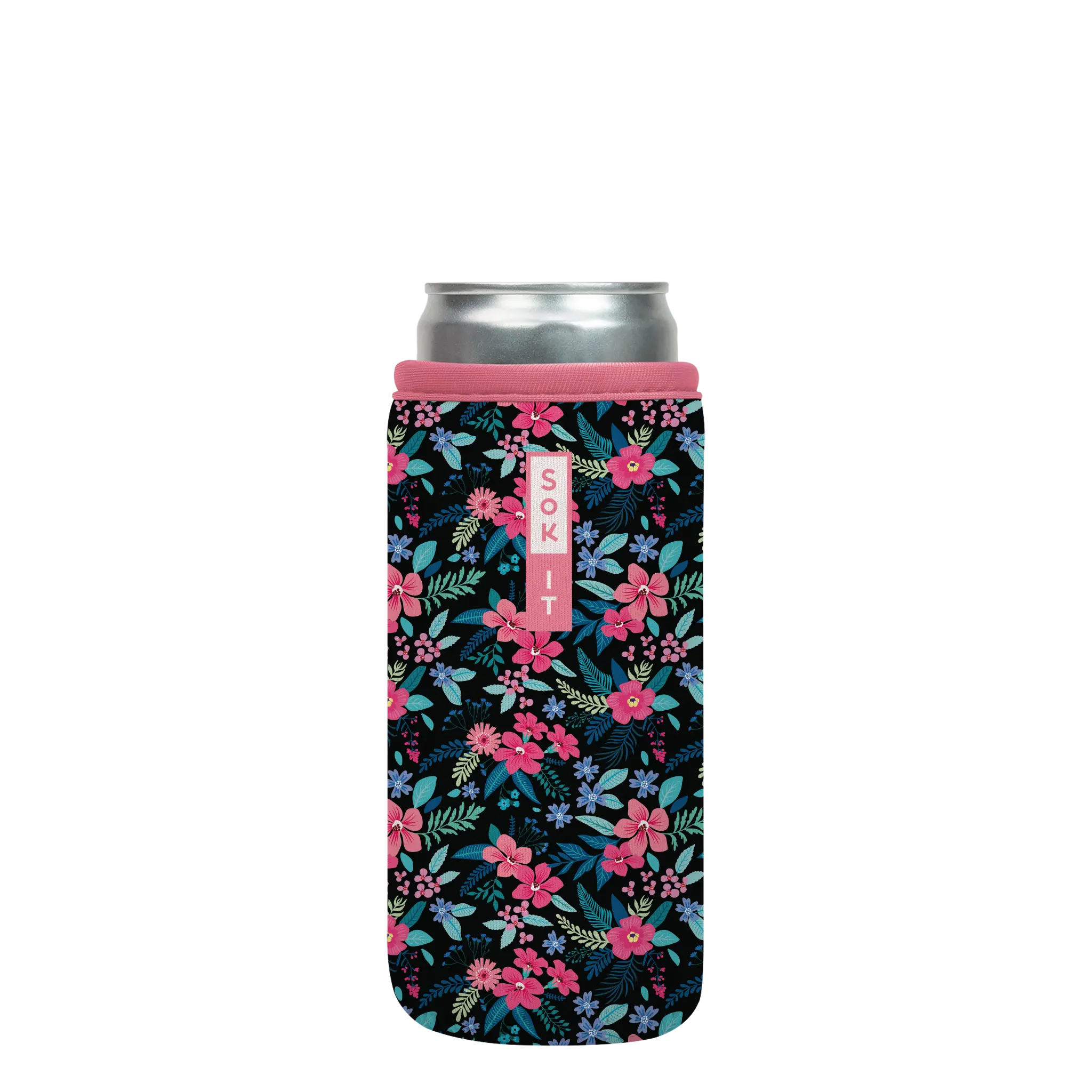 Sok-It CanSok - Tropical Blooms 12oz-Slim-Can 12.99 CanSok-Spring Holiday