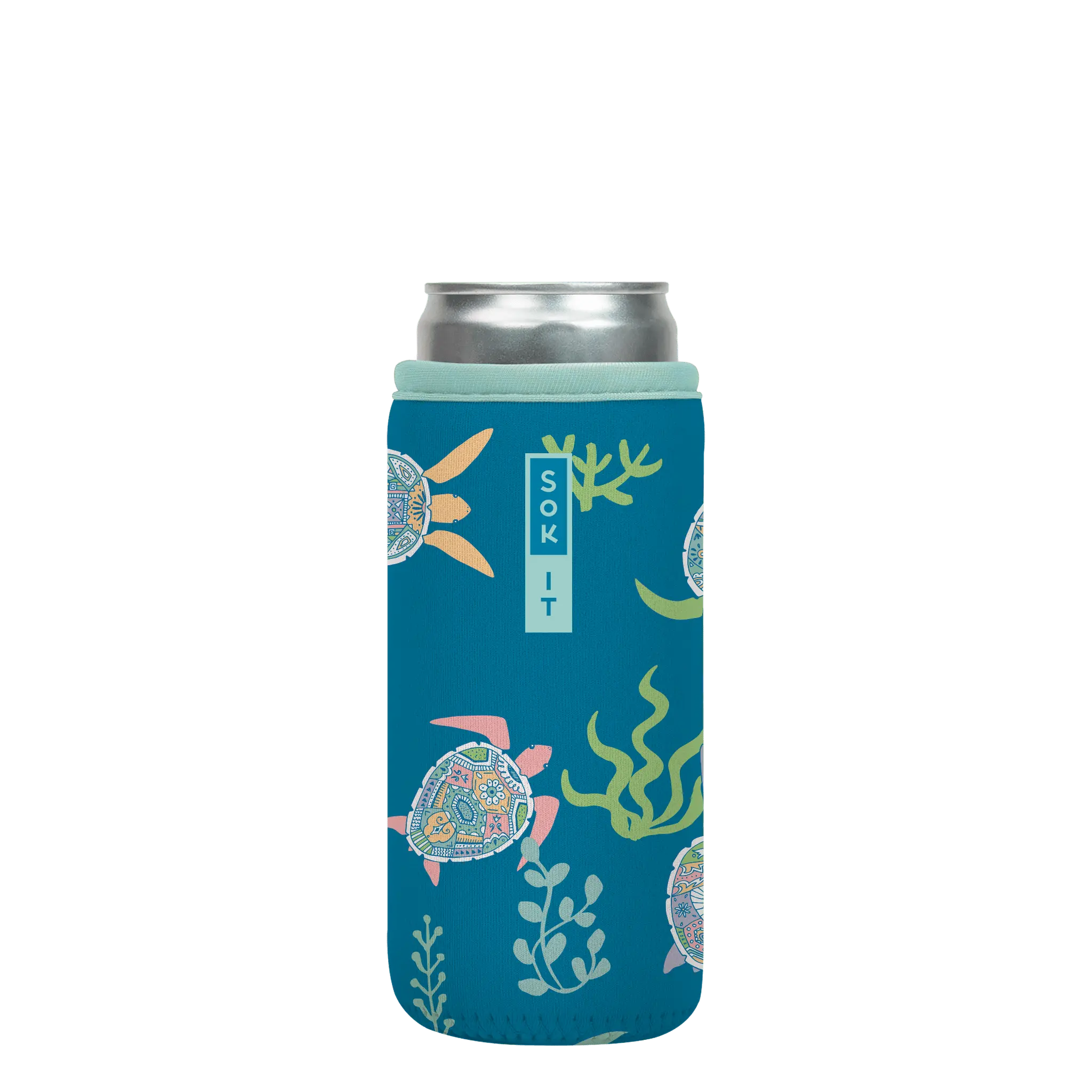 Sok-It CanSok - Turtley Awesome 12oz-Slim-Can 12.99 CanSok-Animal Prints