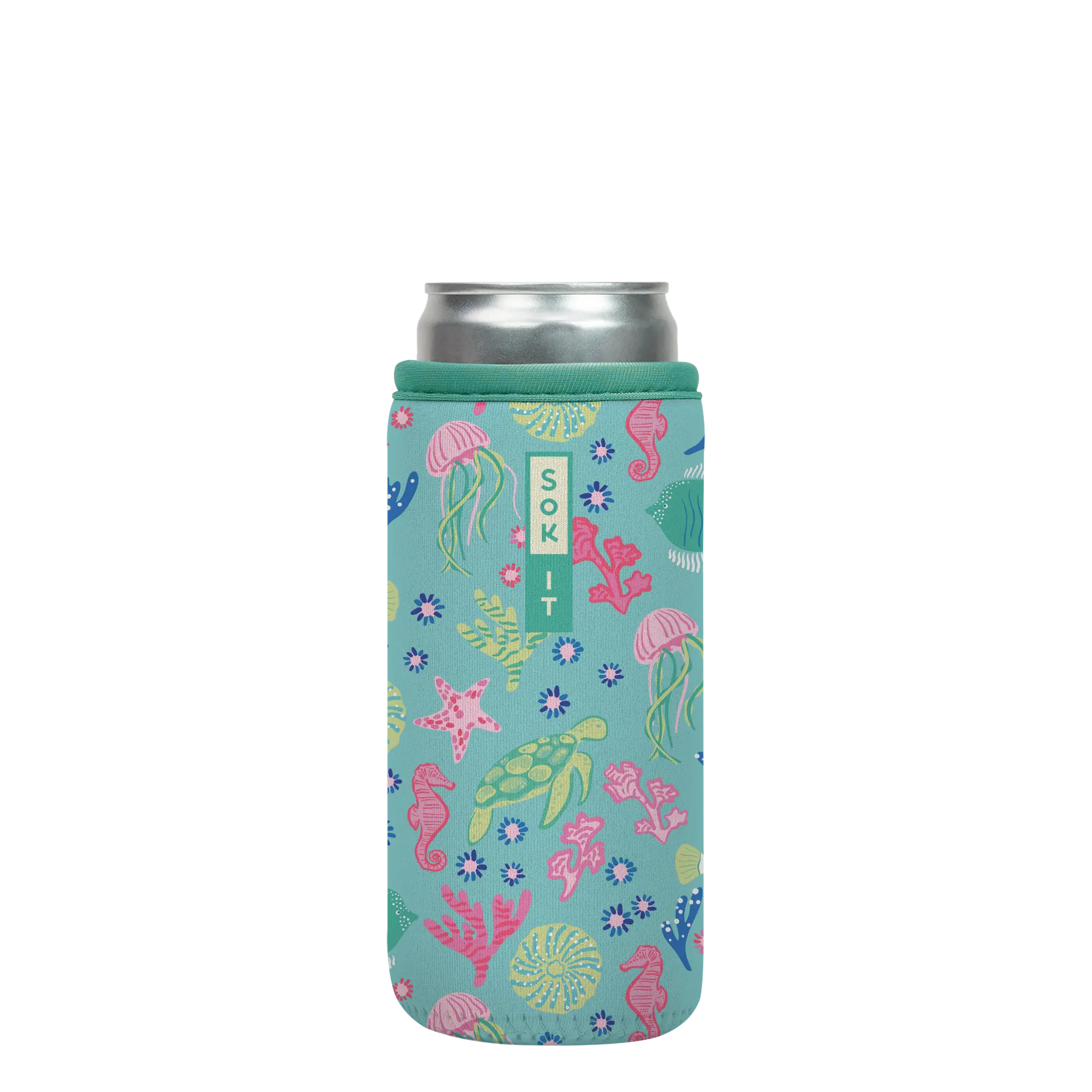 Sok-It CanSok - Under the Sea 12oz-Slim-Can 13.99 CanSok-Summer Holiday
