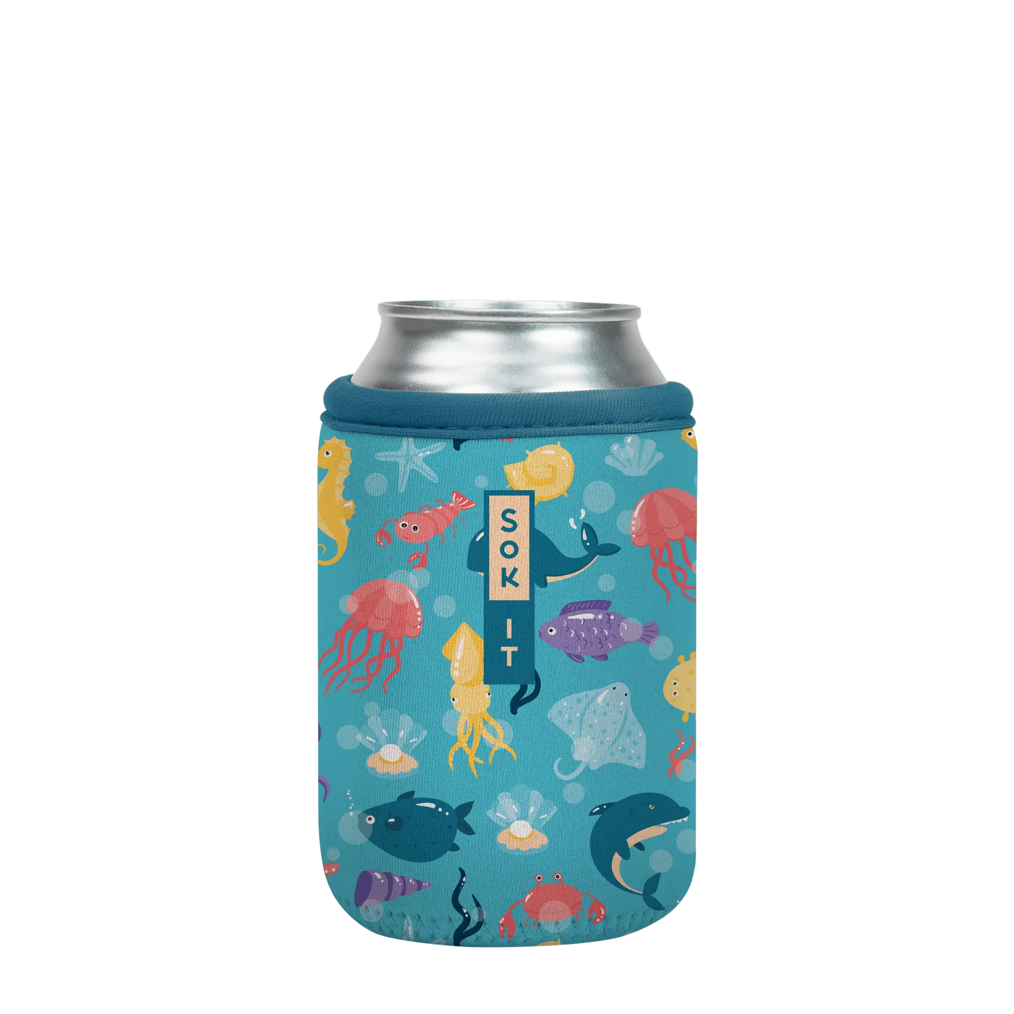 Sok-It CanSok - Underwater Adventures 12oz-Can 9.08 CanSok-Sealife