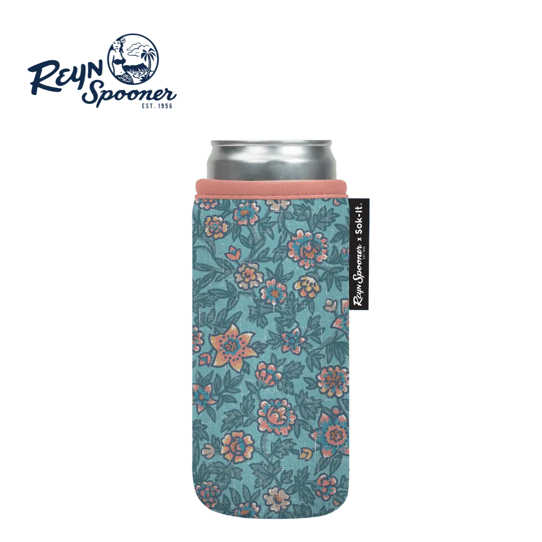 Sok-It CanSok - Wild Flowers 12oz-Slim-Can 7.78 CanSok-Tropical