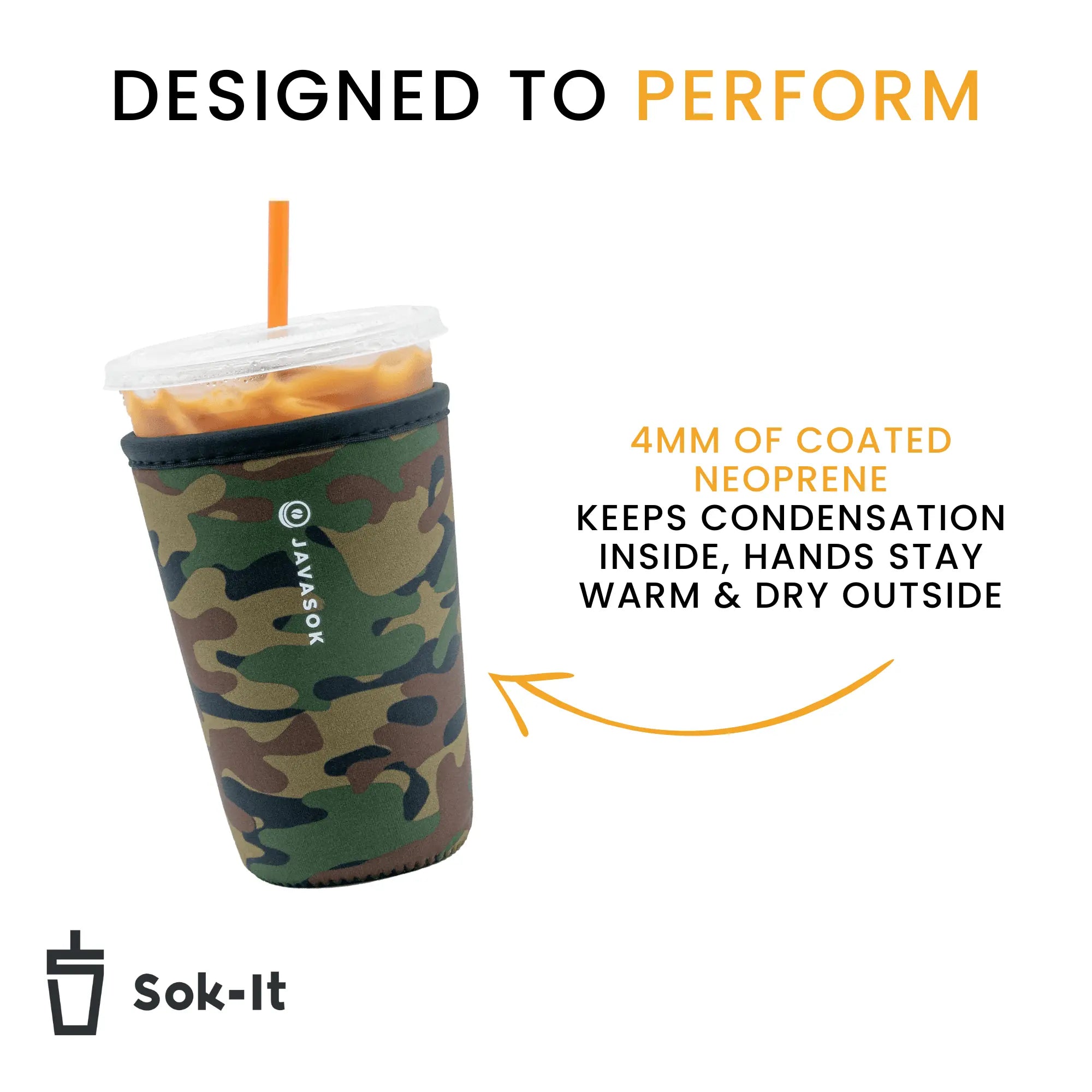 Sok-It ColdCupSok - NHL® Anaheim Ducks® Ombre   ColdCupSok-NHL