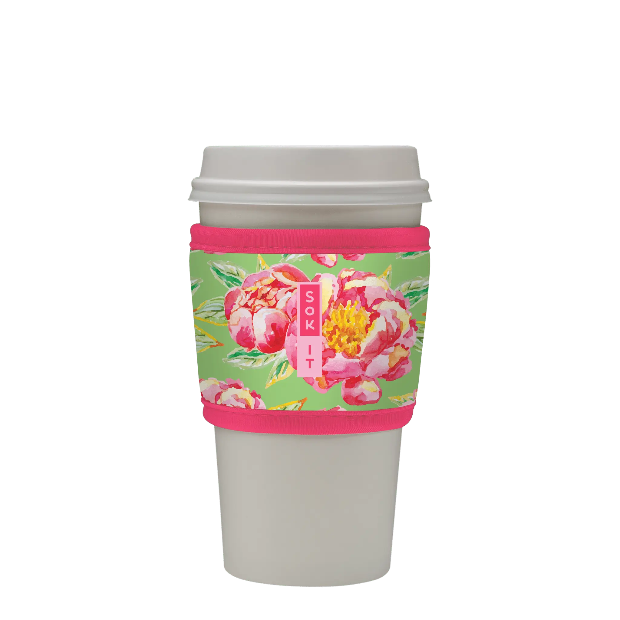 Sok-It HotSok - Pink Peonies 1-Size-Cup 7.78 HotSok-SS Floral